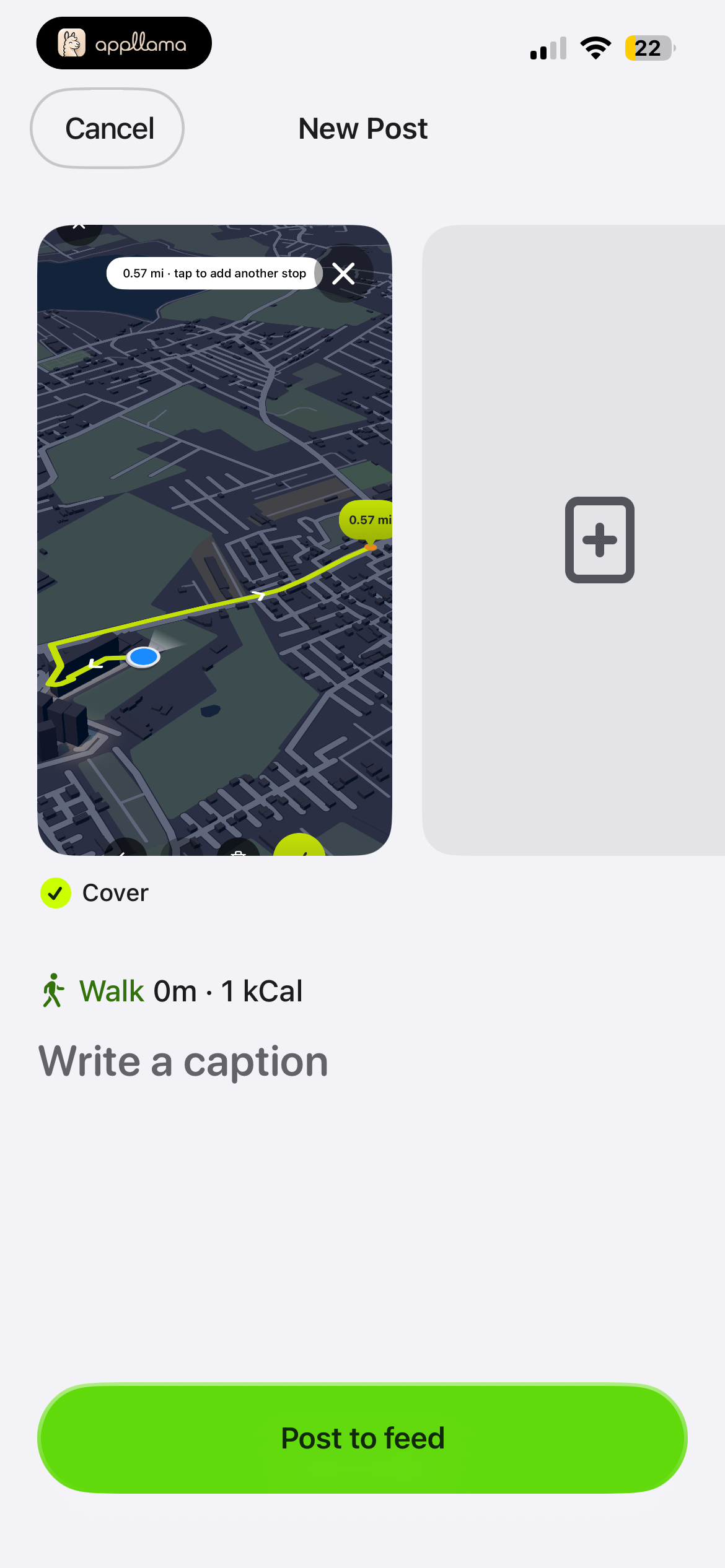Create Workout Post