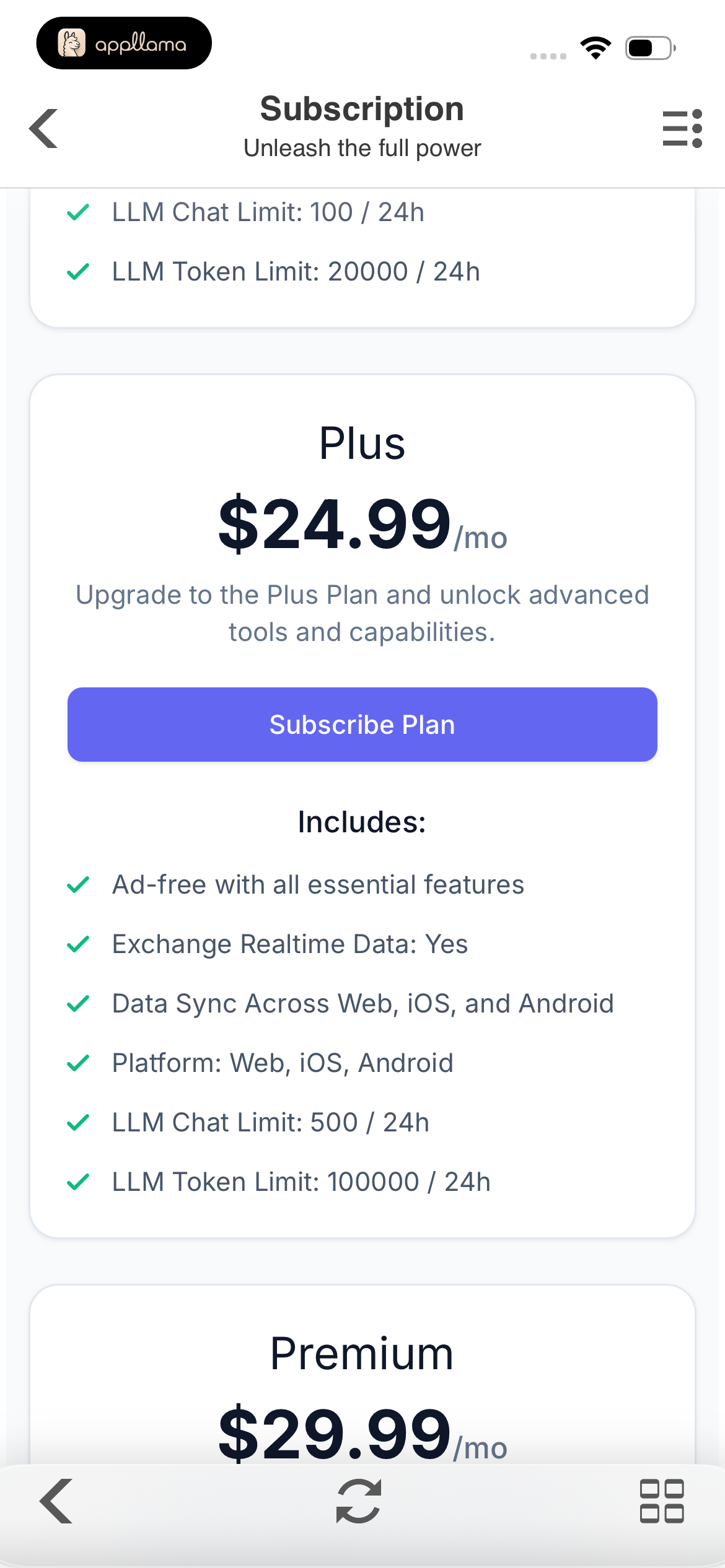 Plus Subscription Offer