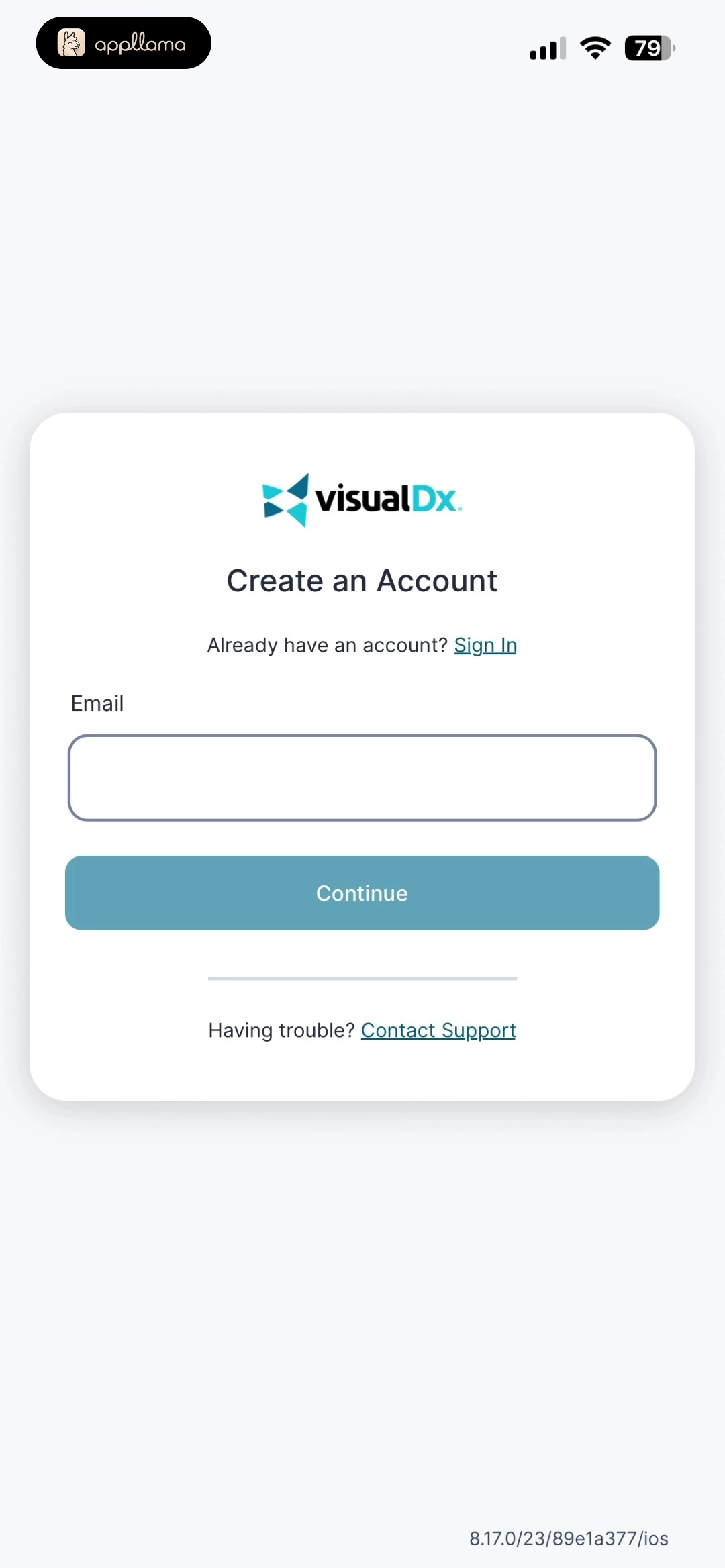Create Account