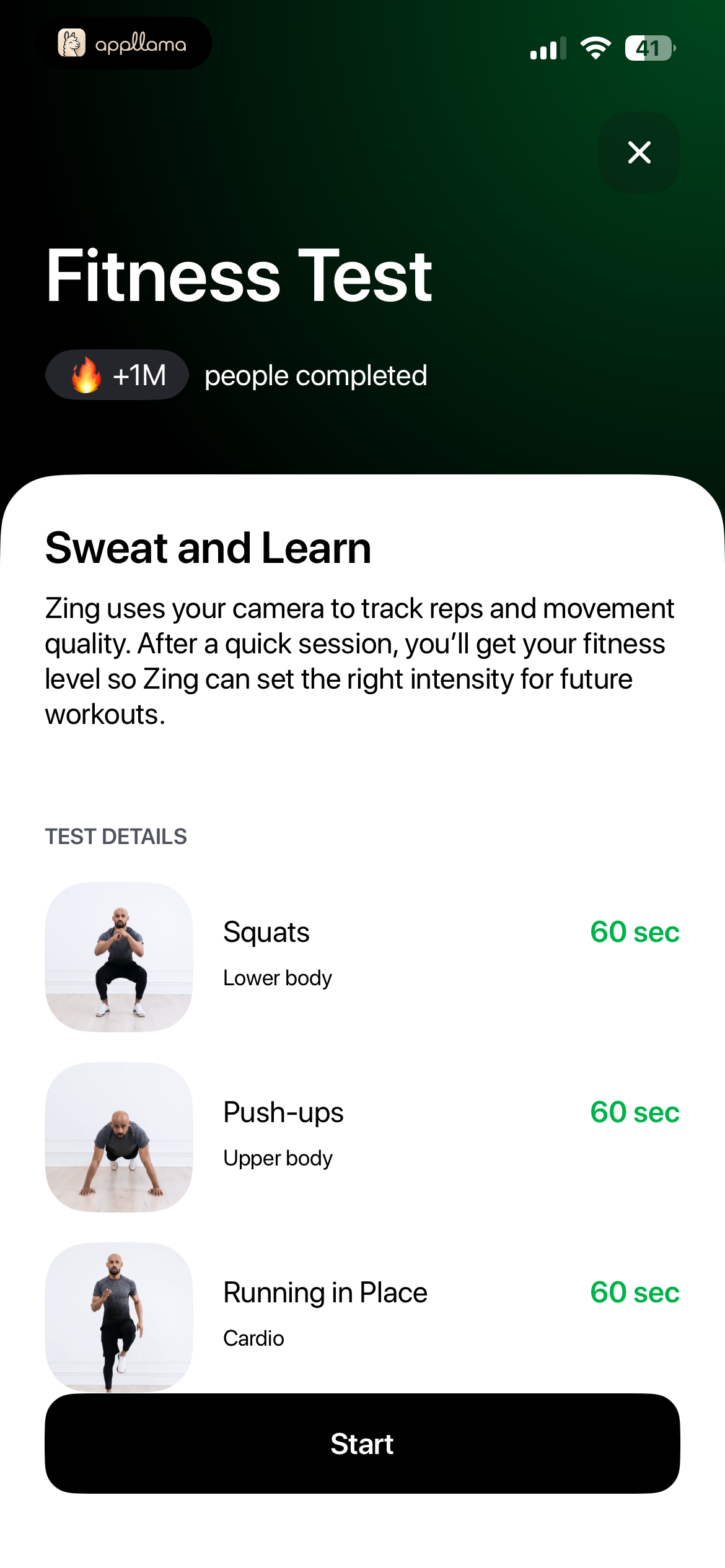 Fitness Test Overview