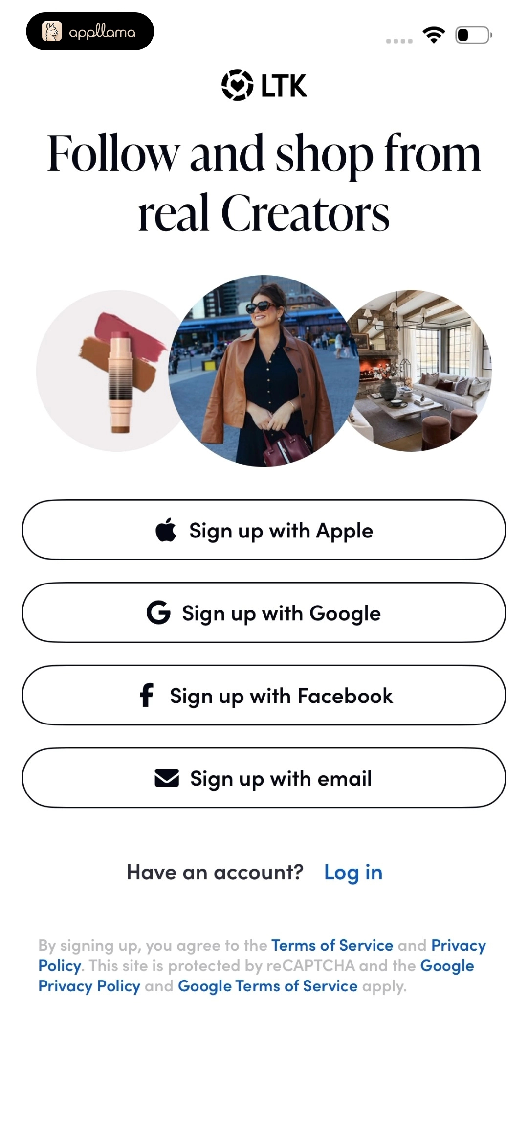 Sign Up