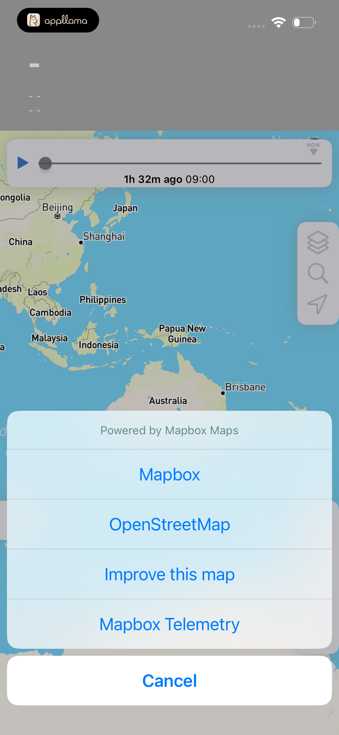Map Attribution Sheet