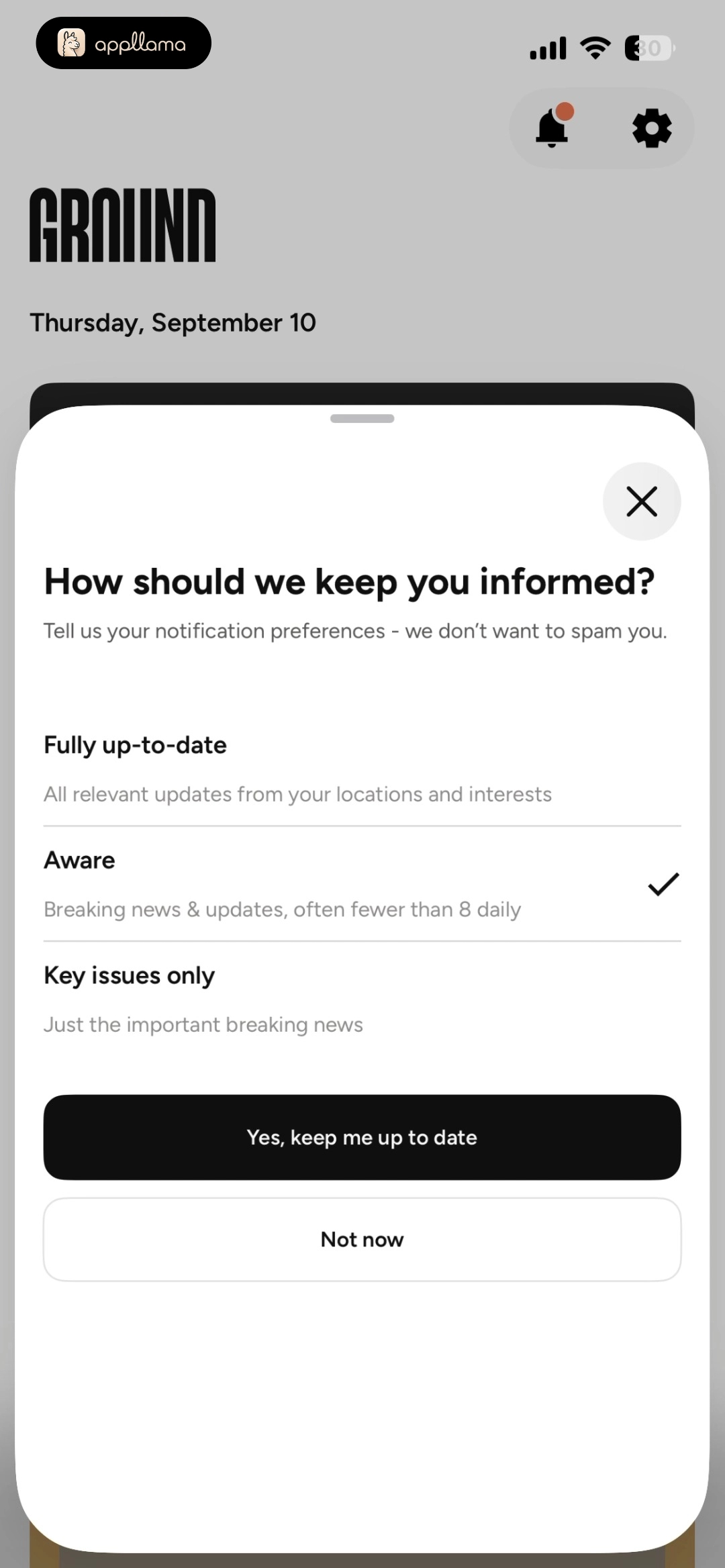 Notification Preferences