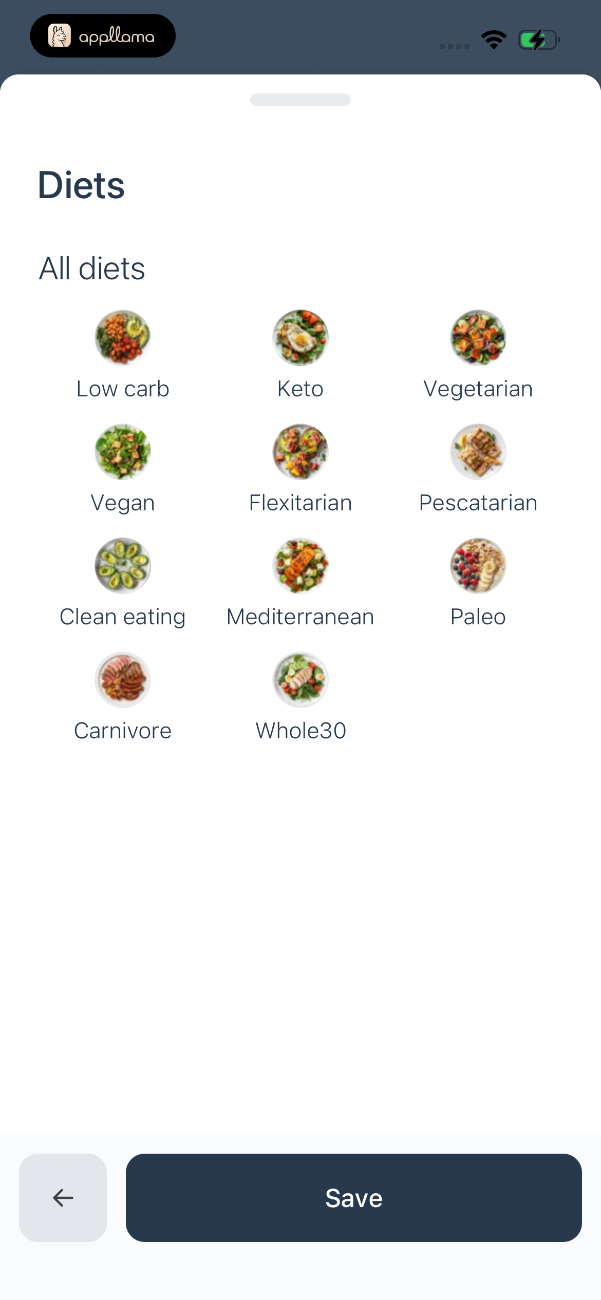 Diet Filter