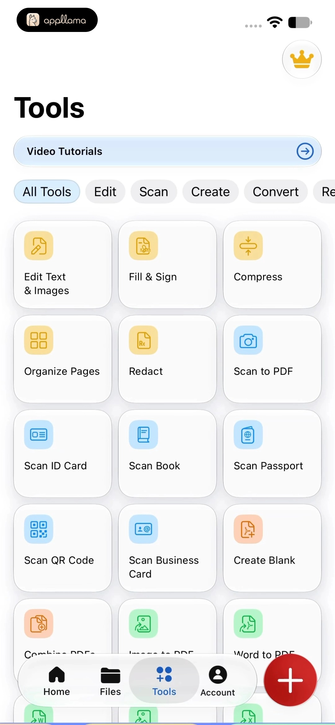 Tools Dashboard