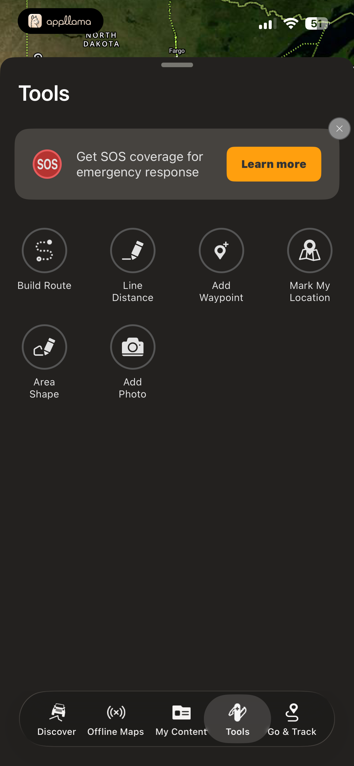 Tools Menu