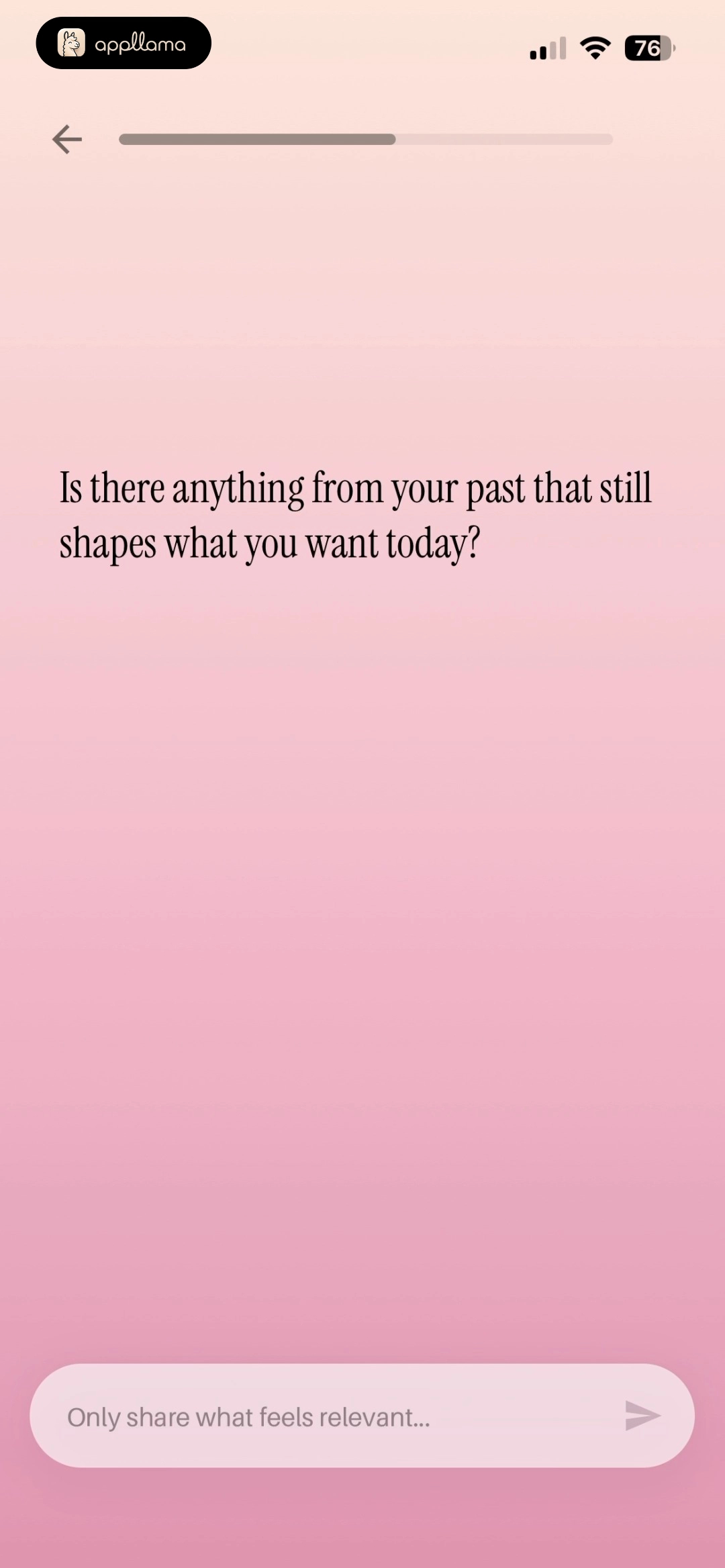 Past Experiences Entry