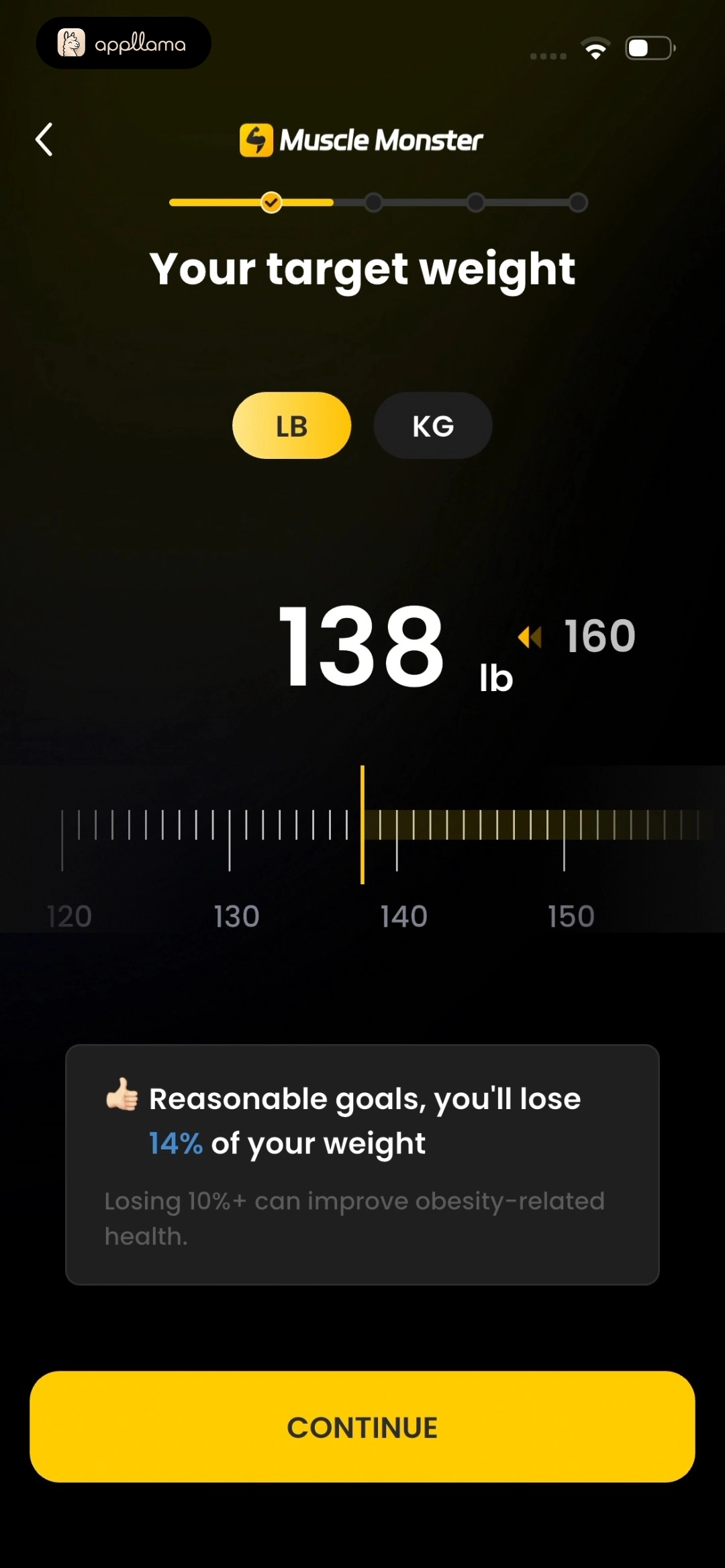 Target Weight Picker