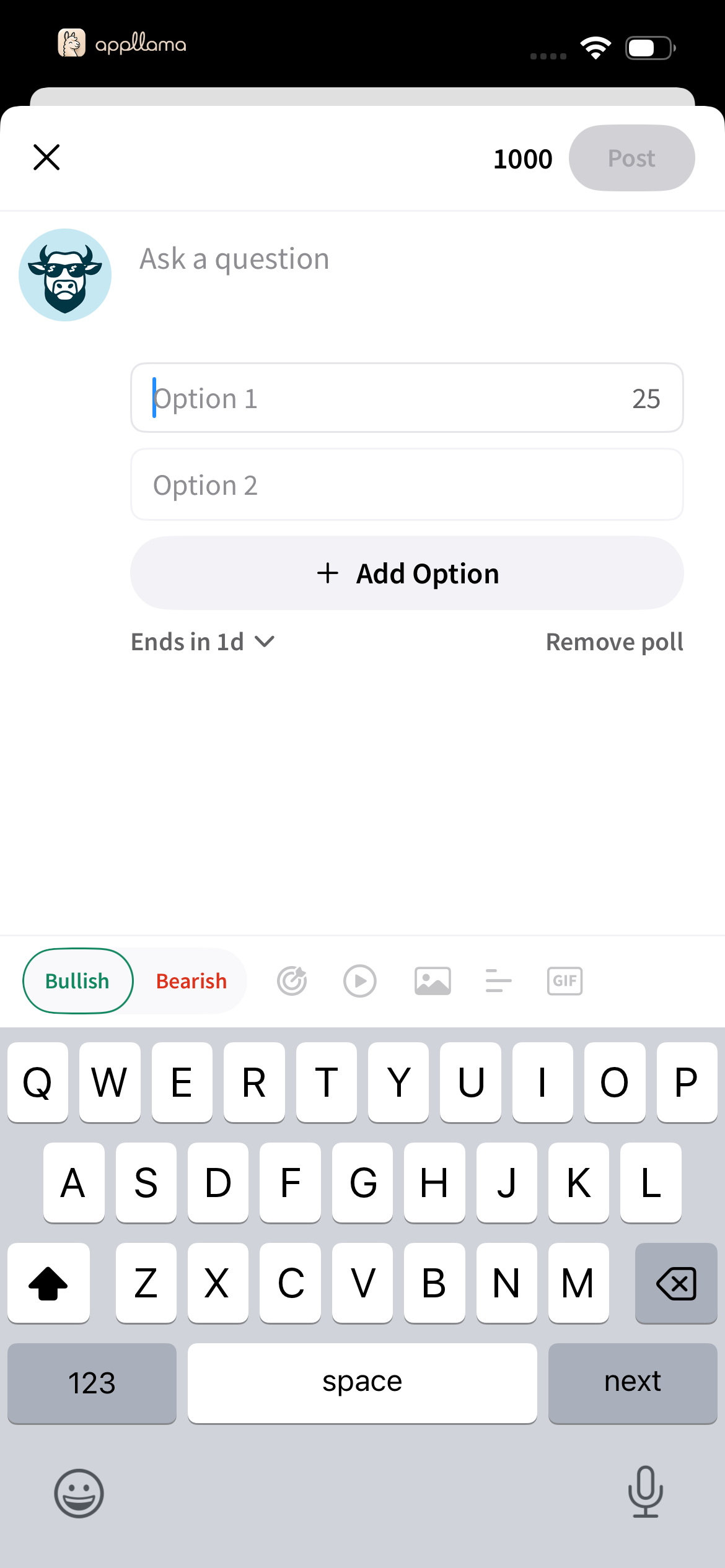 Create Poll