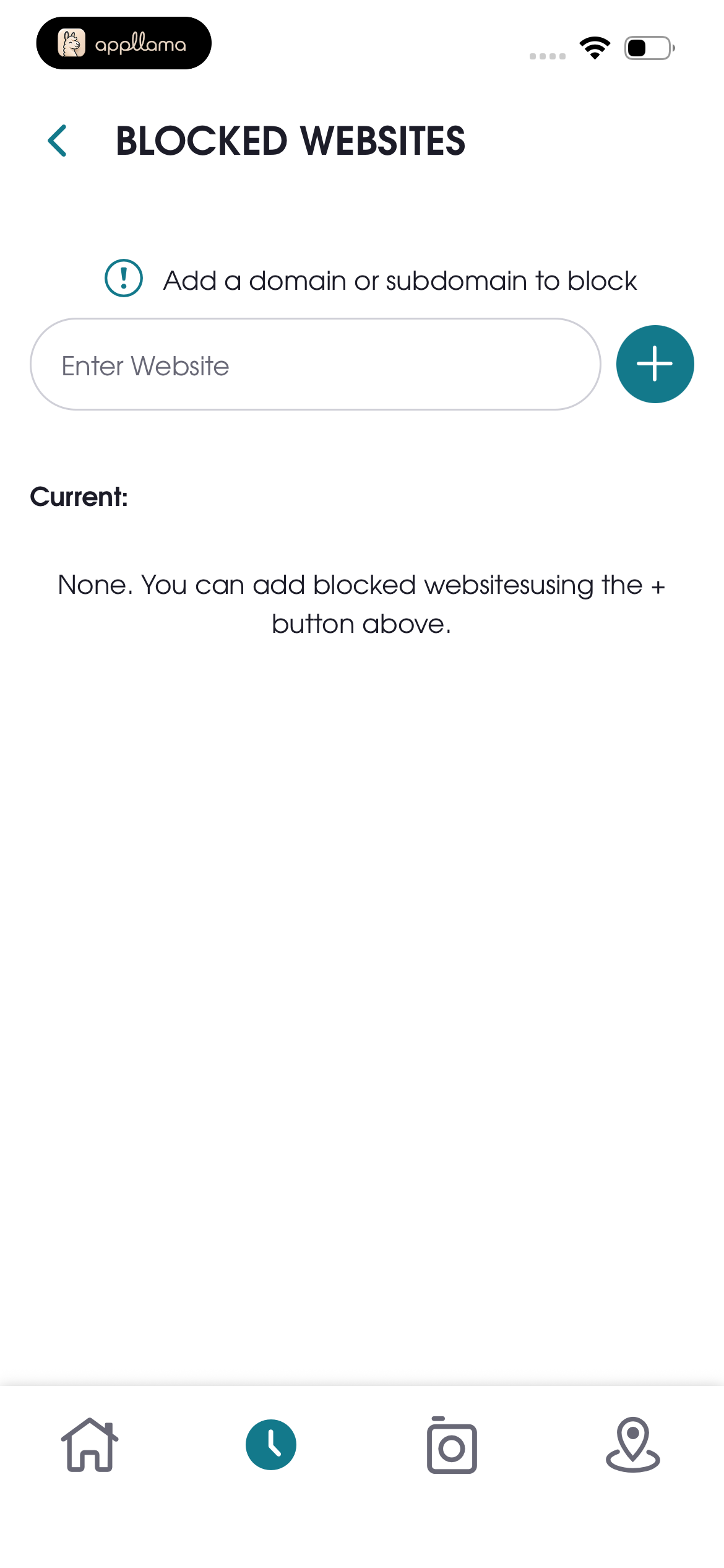 Blocked Websites