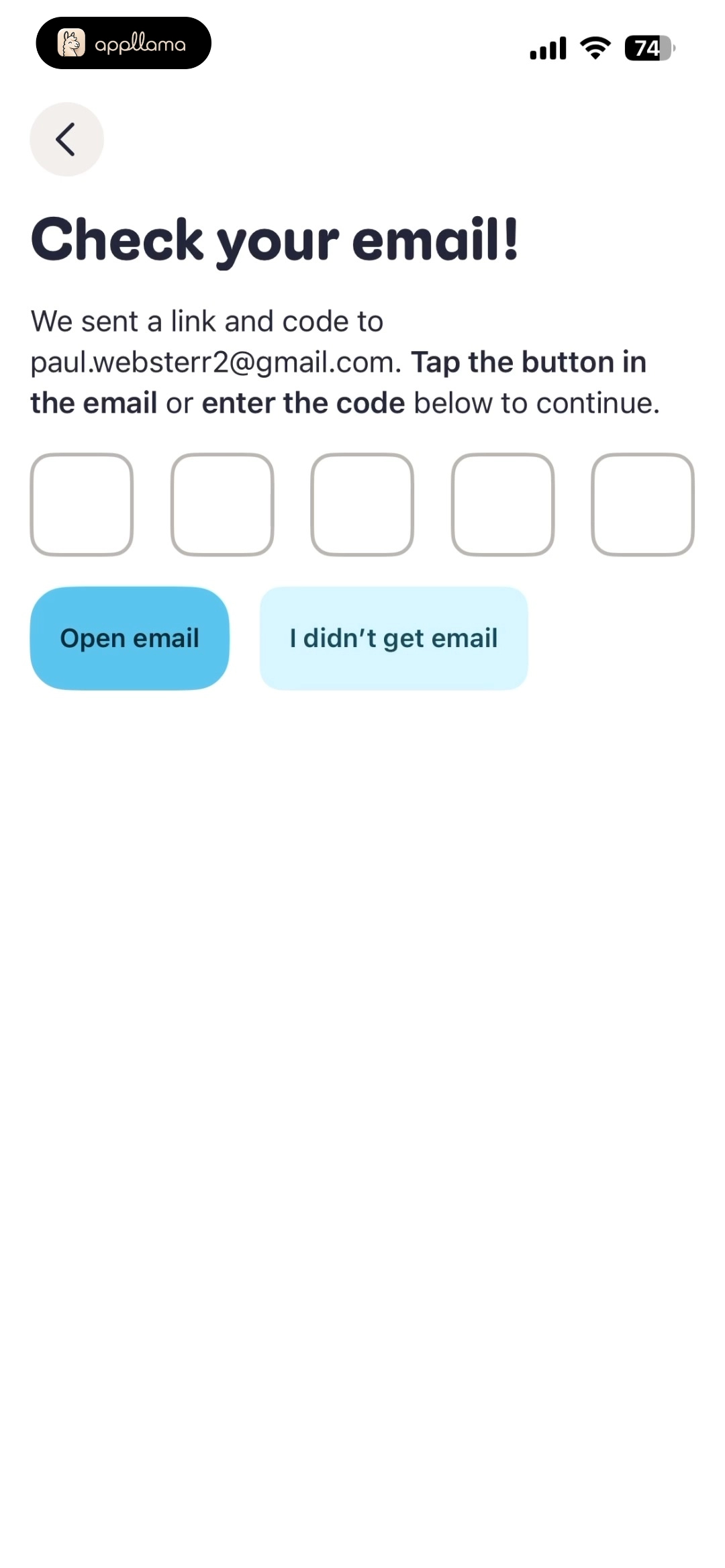 Email Verification