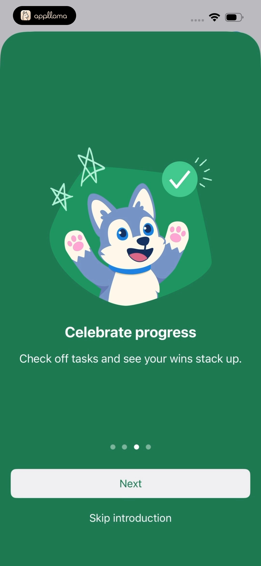 Progress Celebration