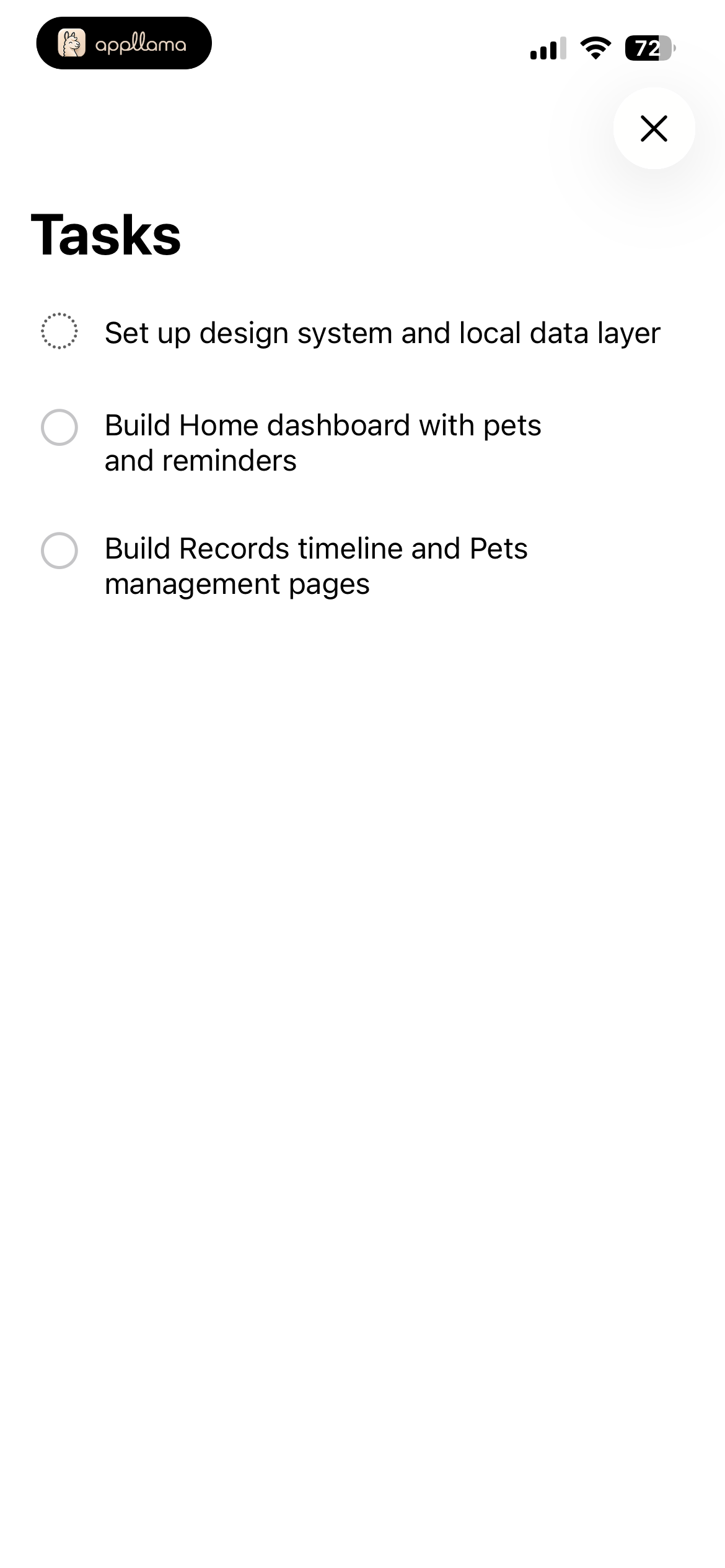Tasks Question