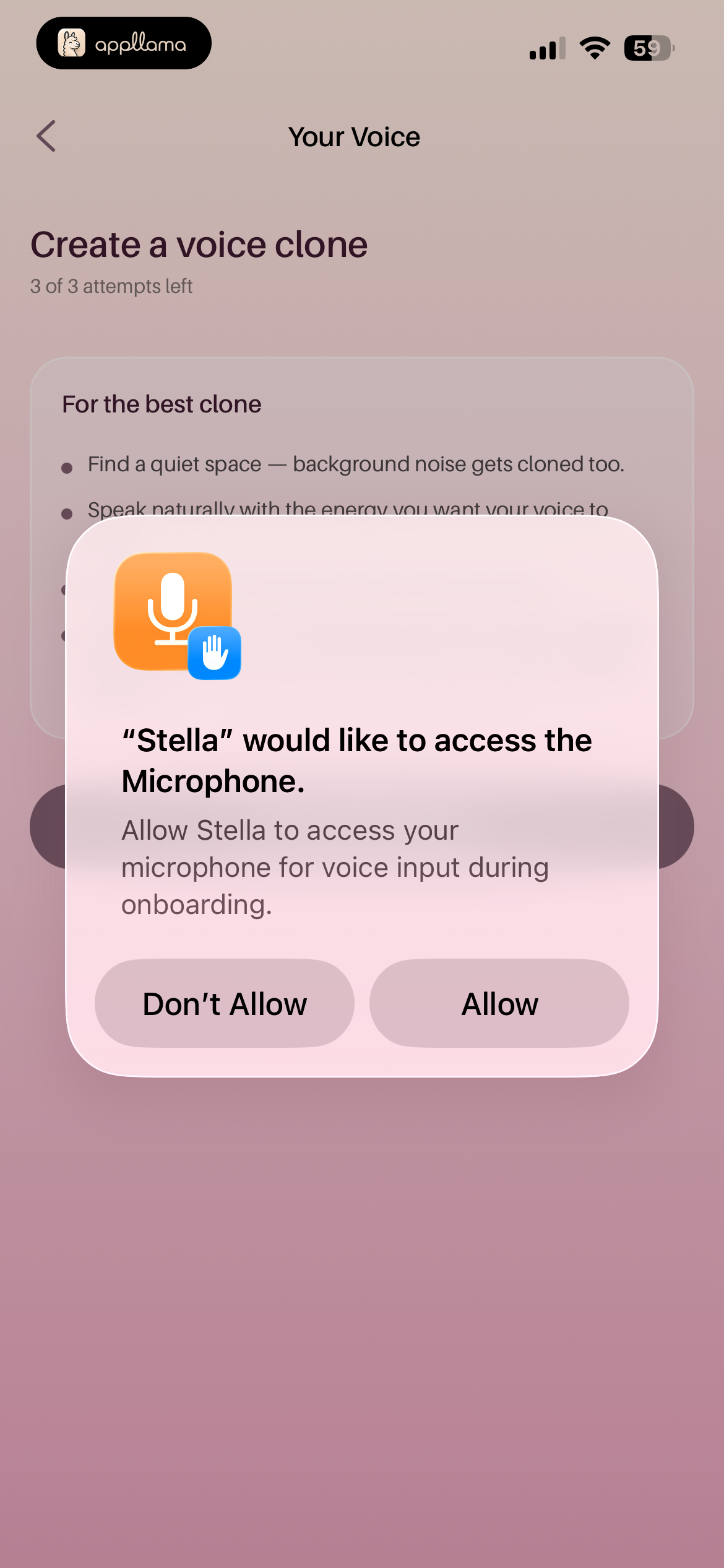 Microphone Permission