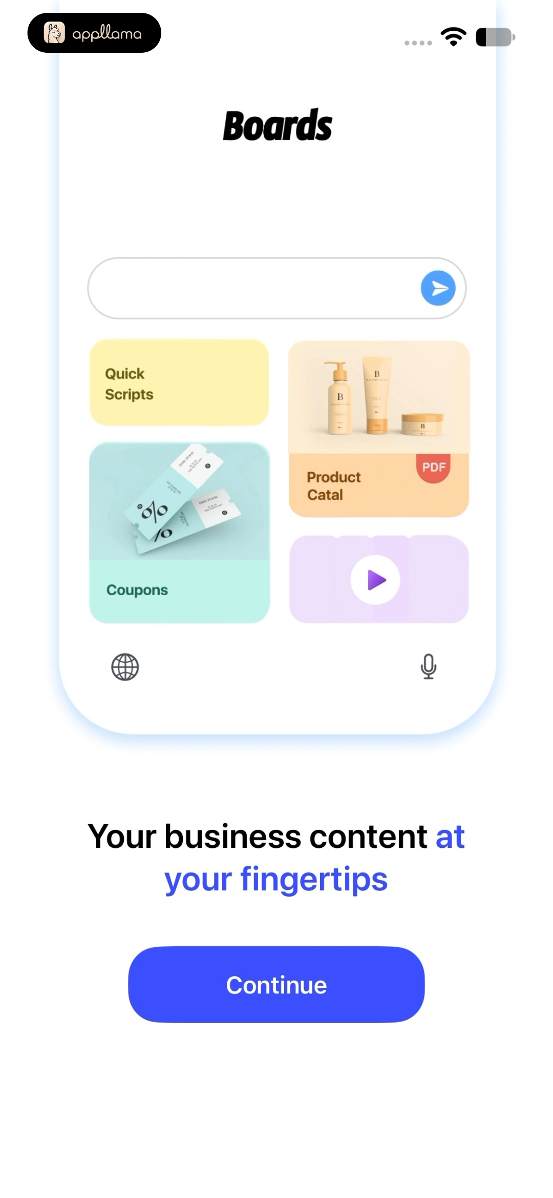 Boards Feature Onboarding