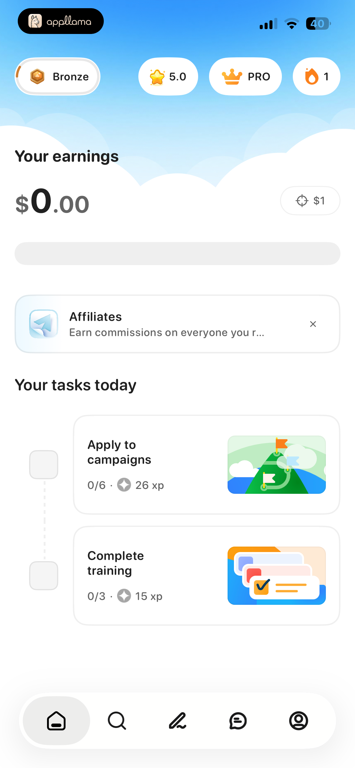 Home Dashboard