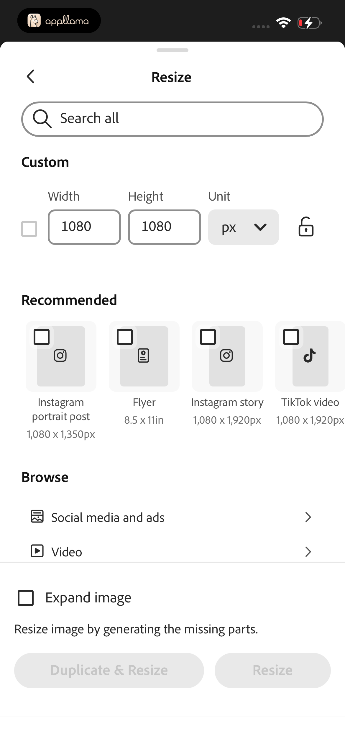Resize Design