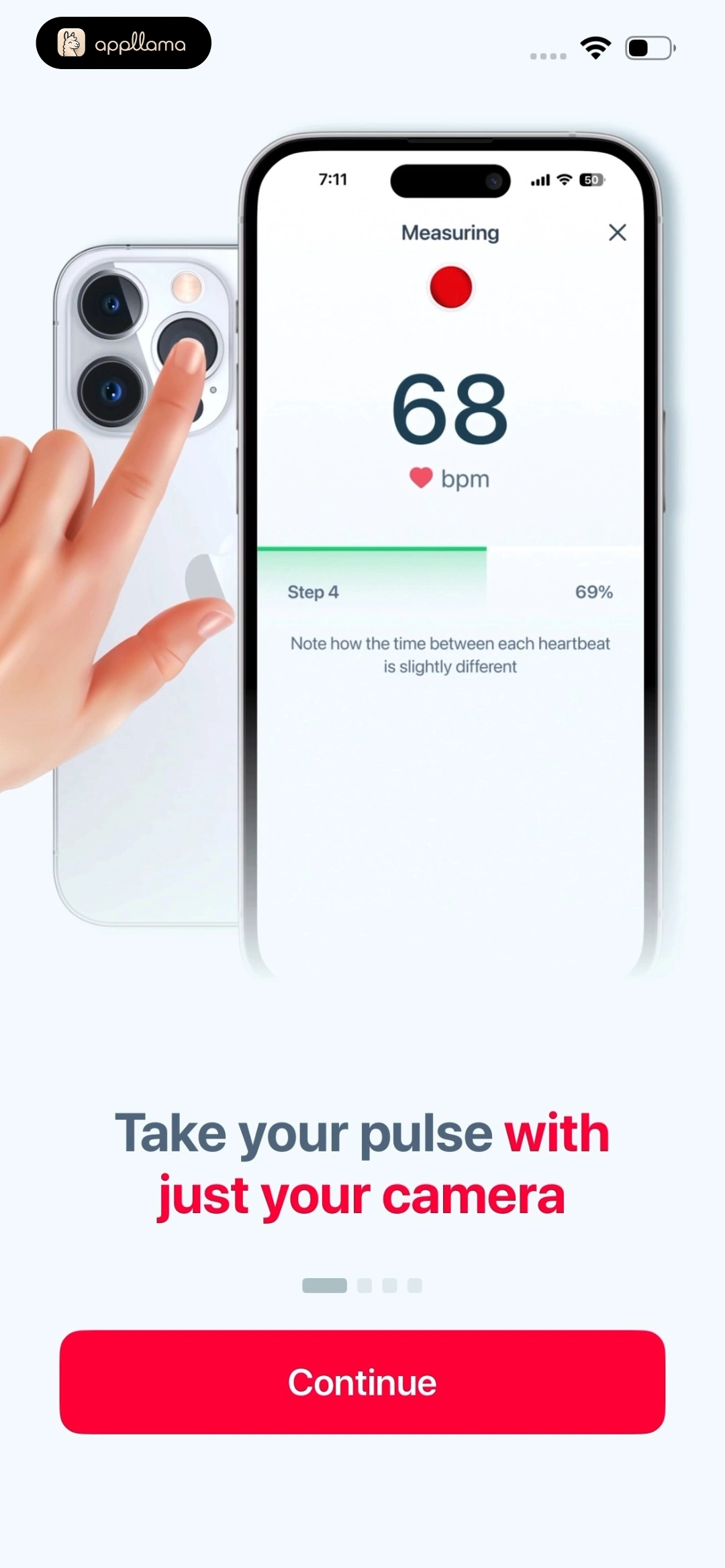 Onboarding Camera Pulse