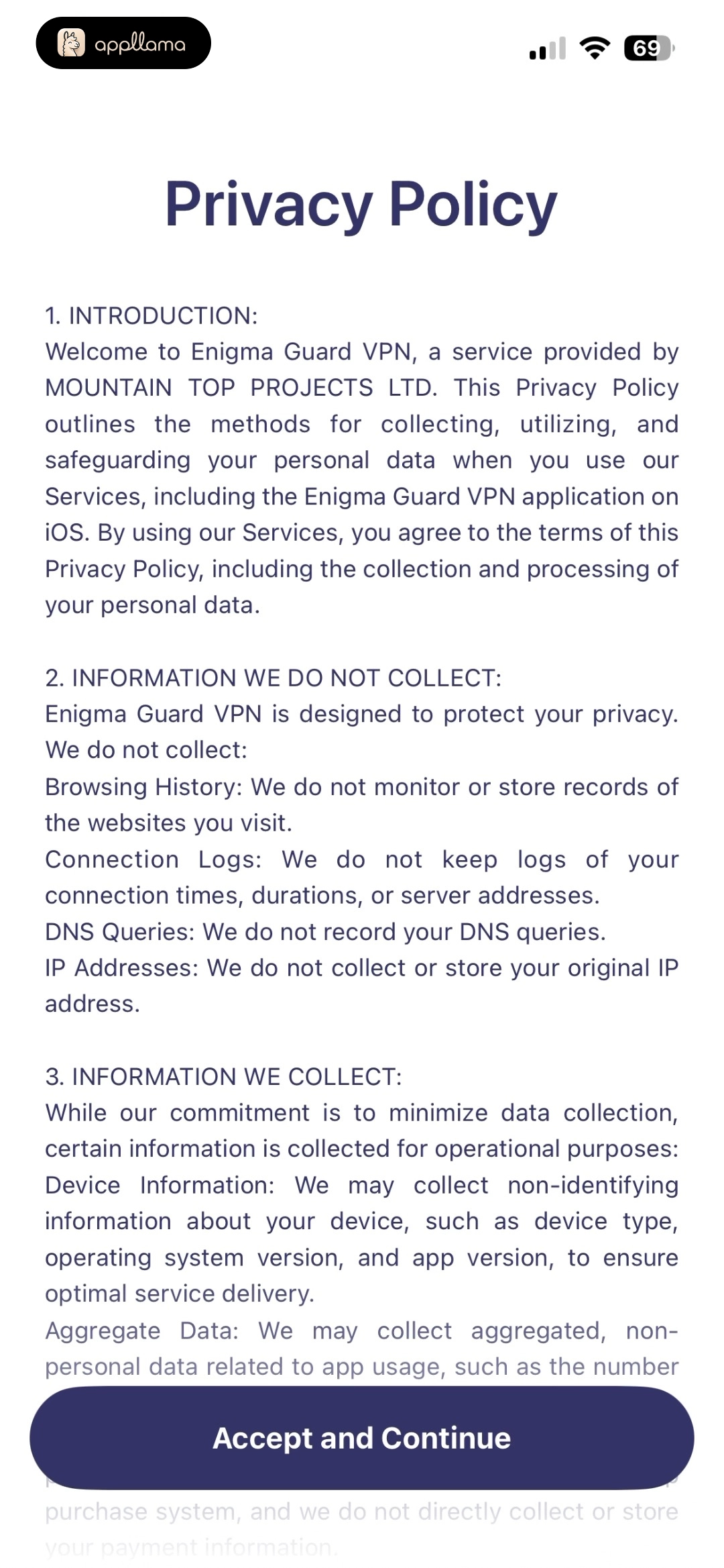 Privacy Policy