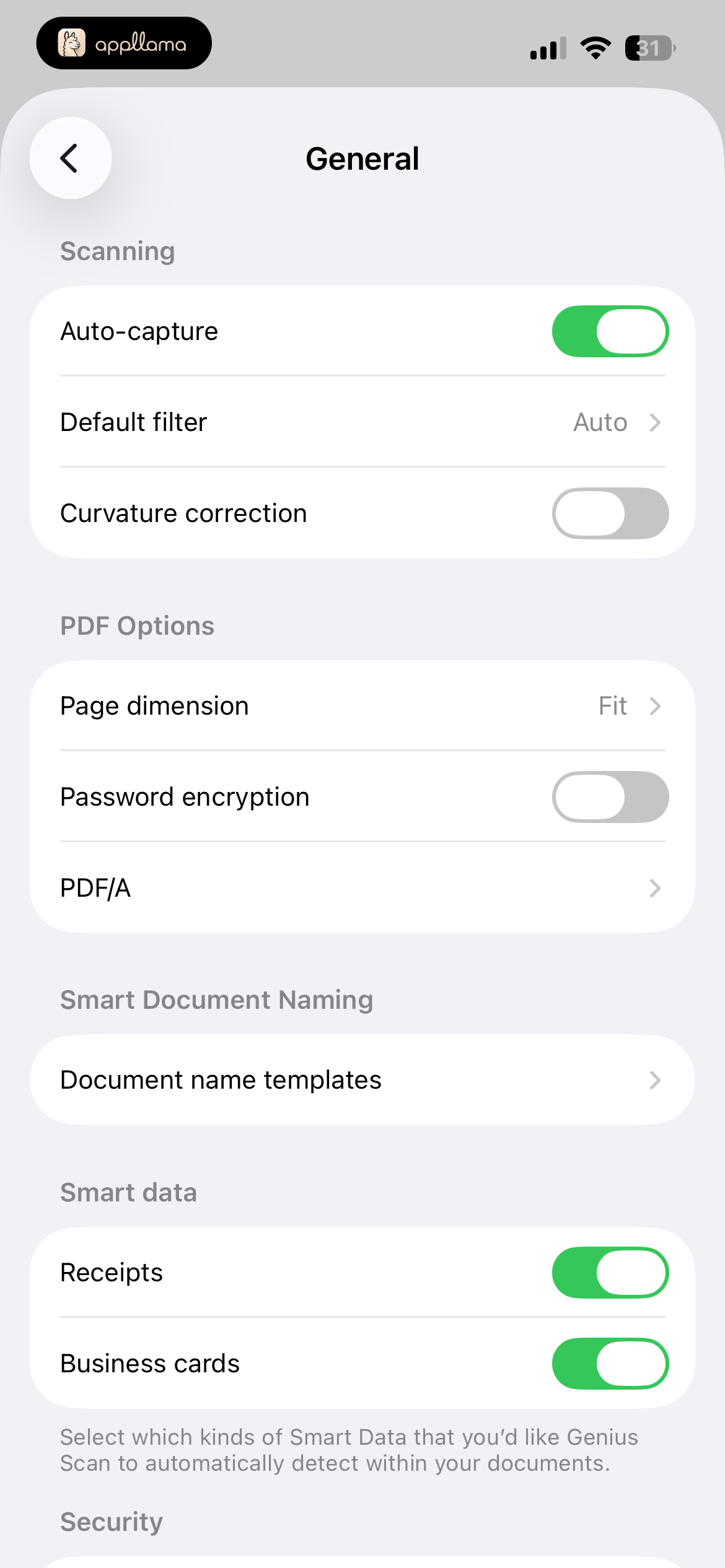 General Settings