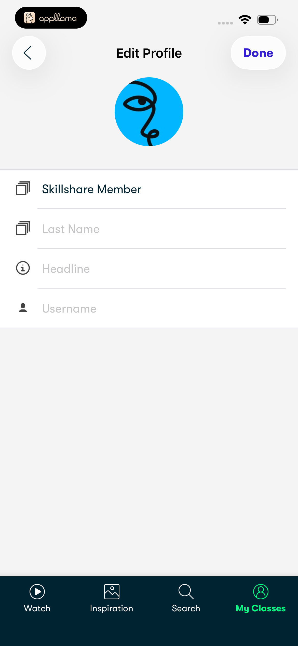Edit Profile