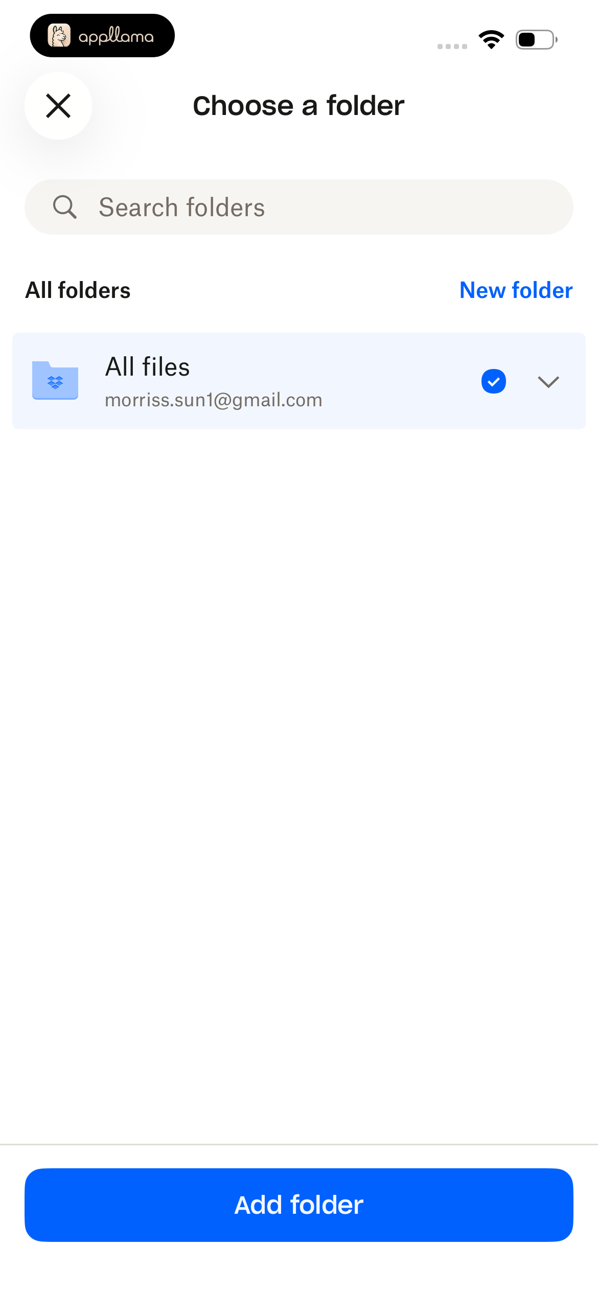 Folder Picker