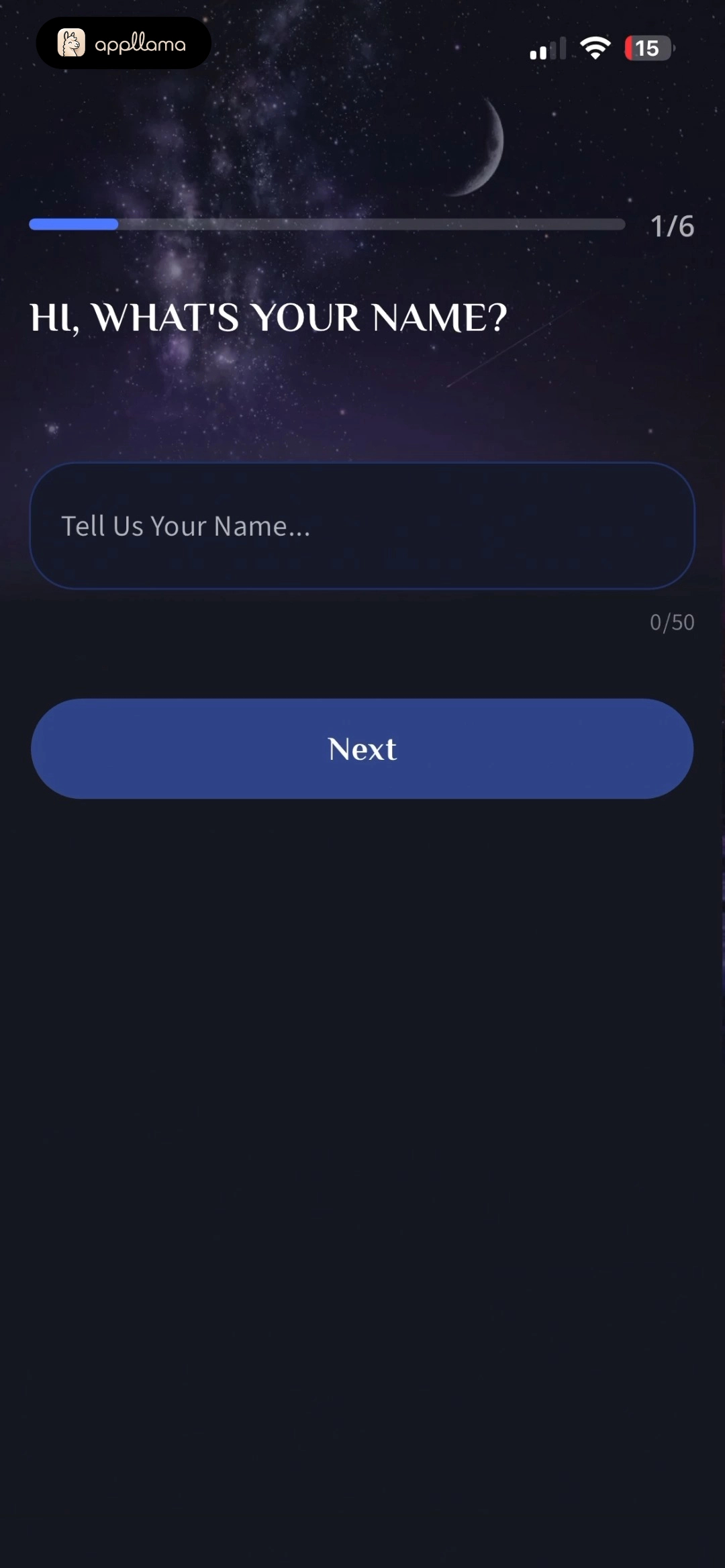 Name Entry