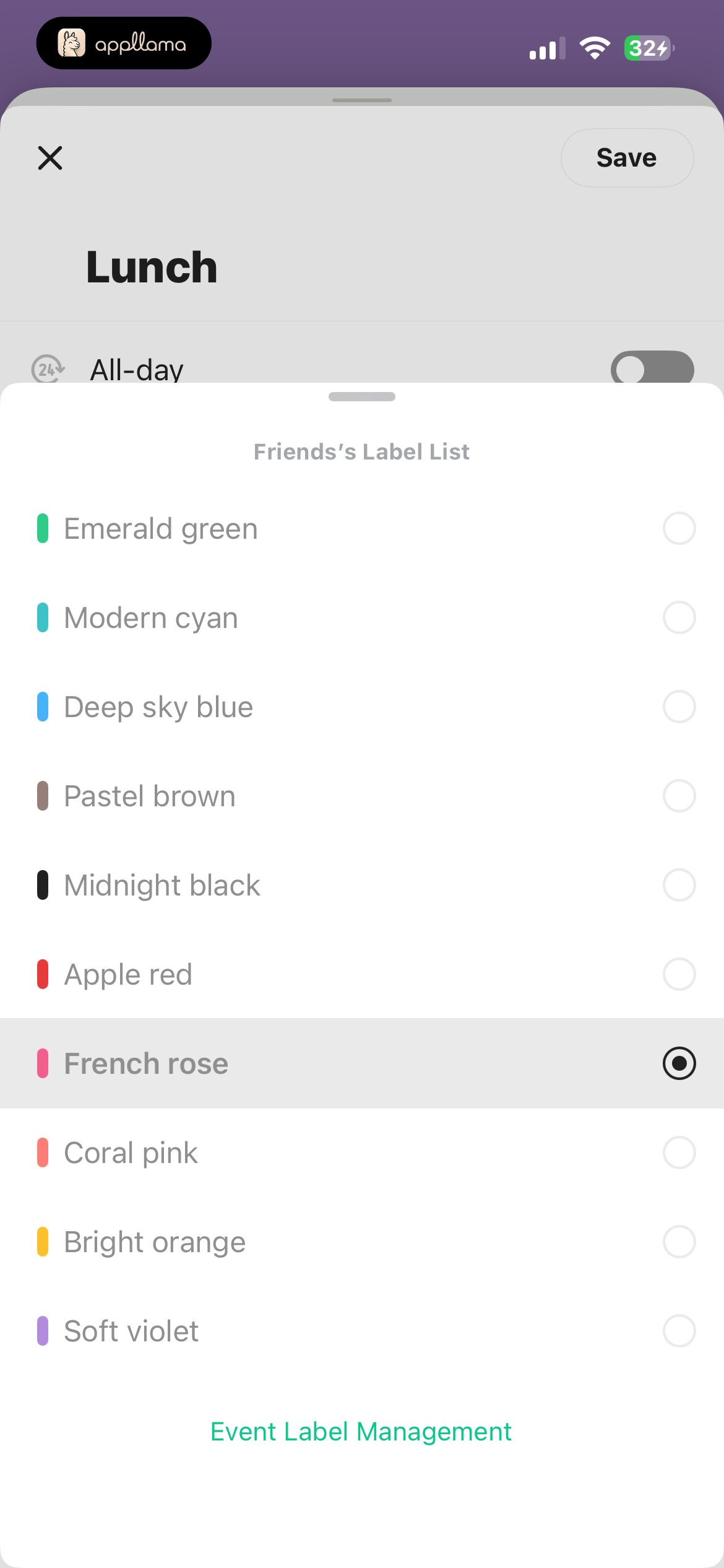 Label Picker