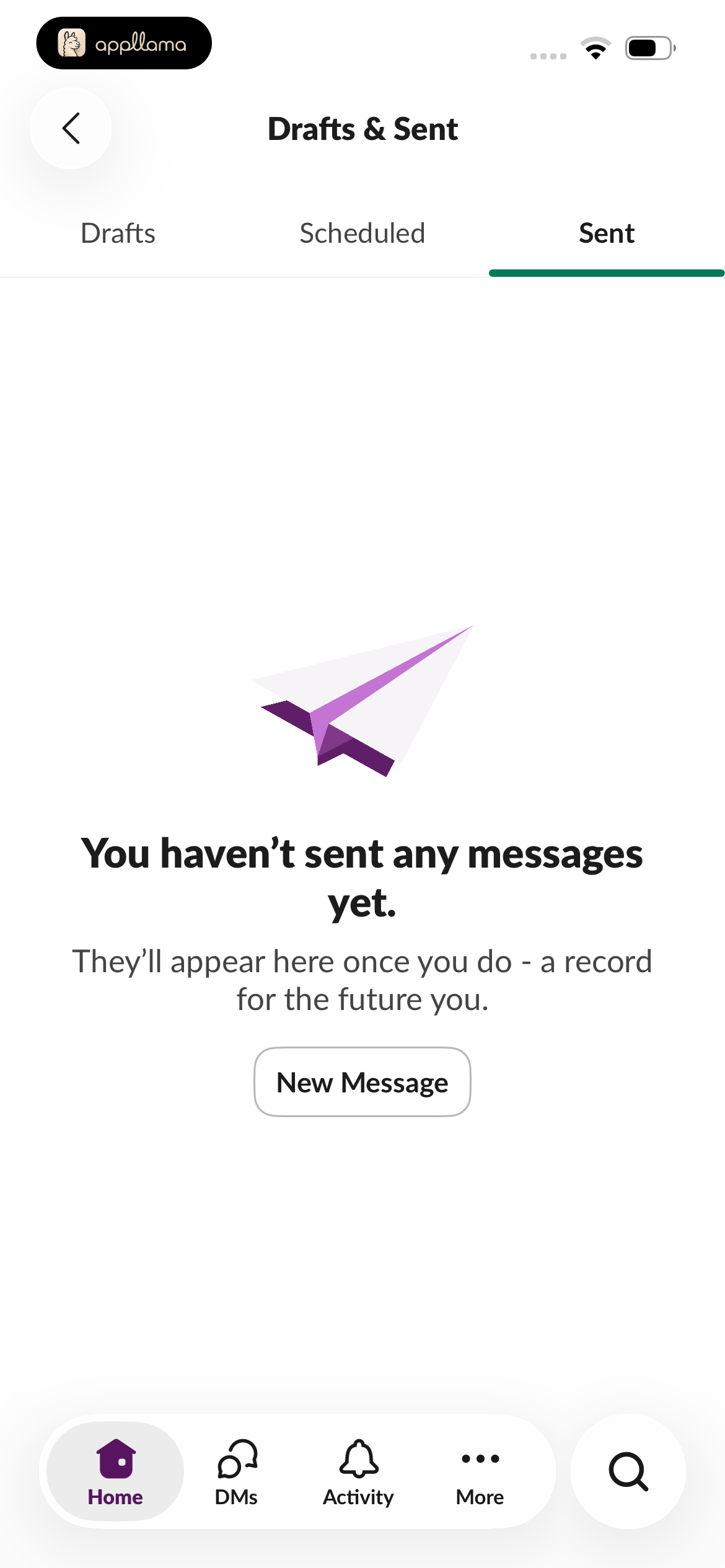 Sent Messages