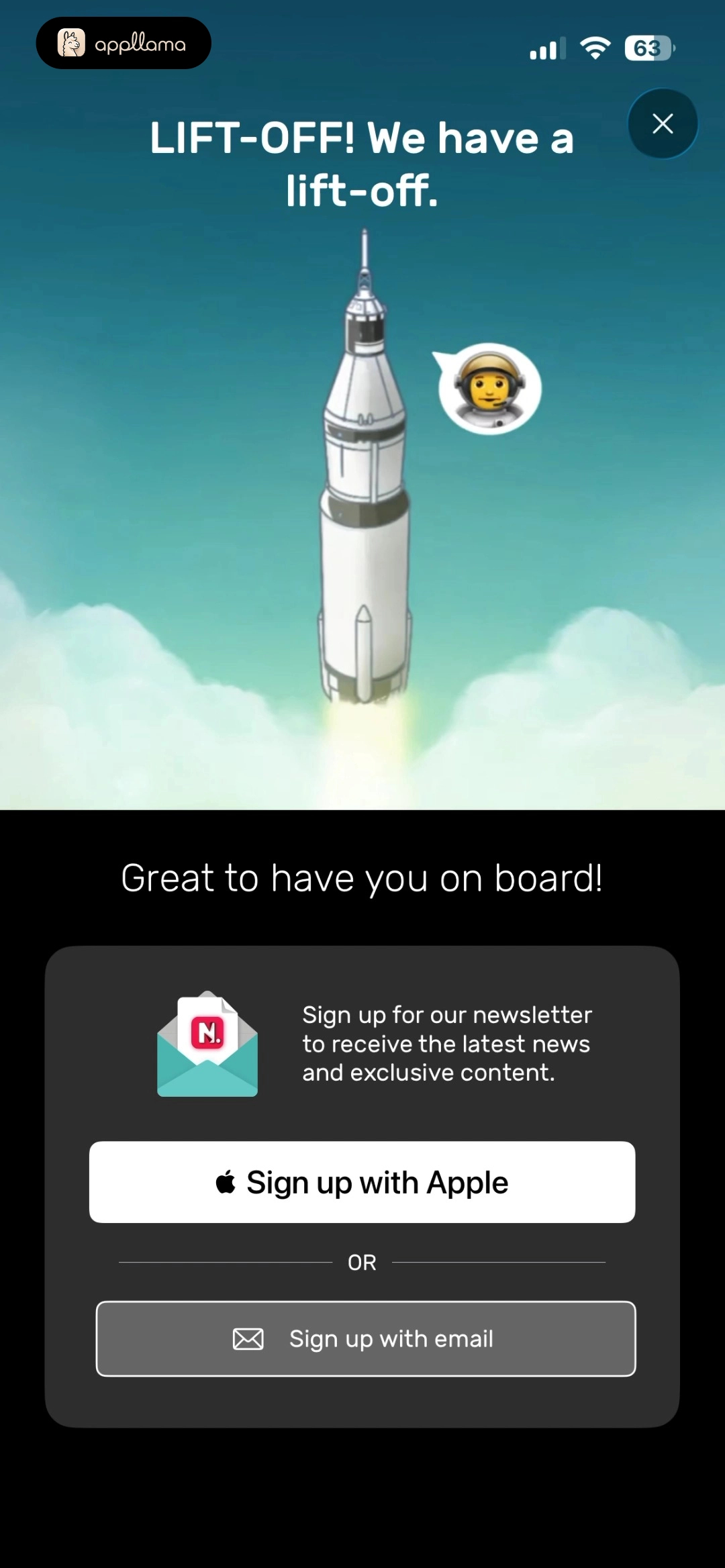 Newsletter Sign Up