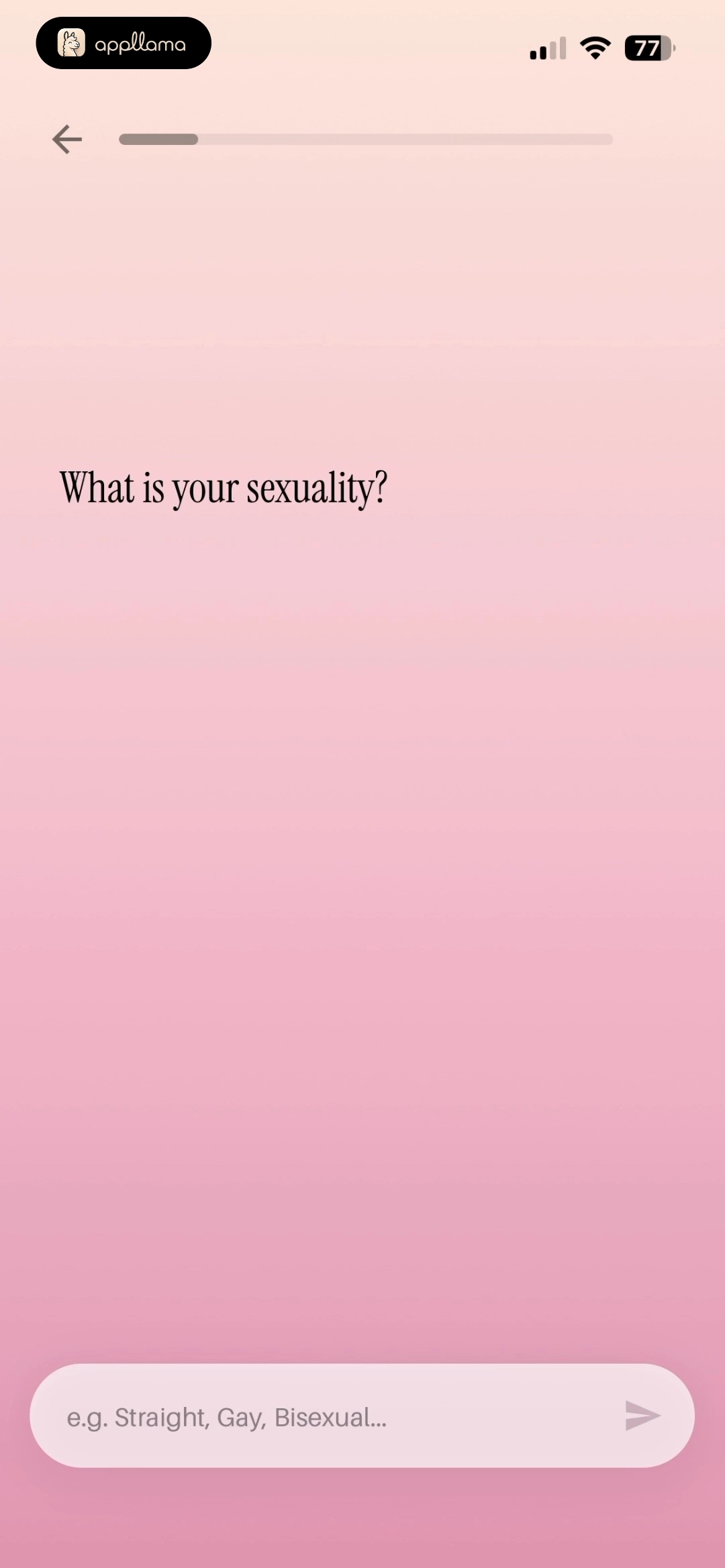 Sexuality Entry