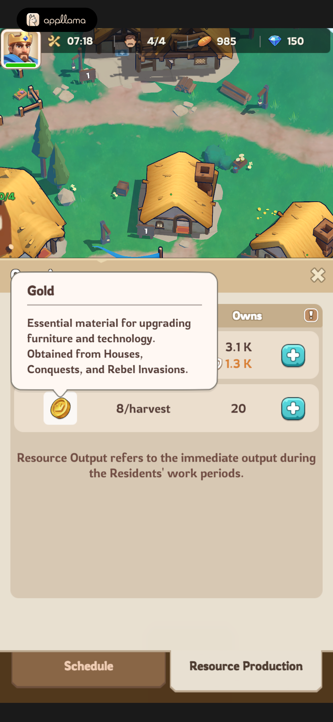 Gold Resource Tooltip