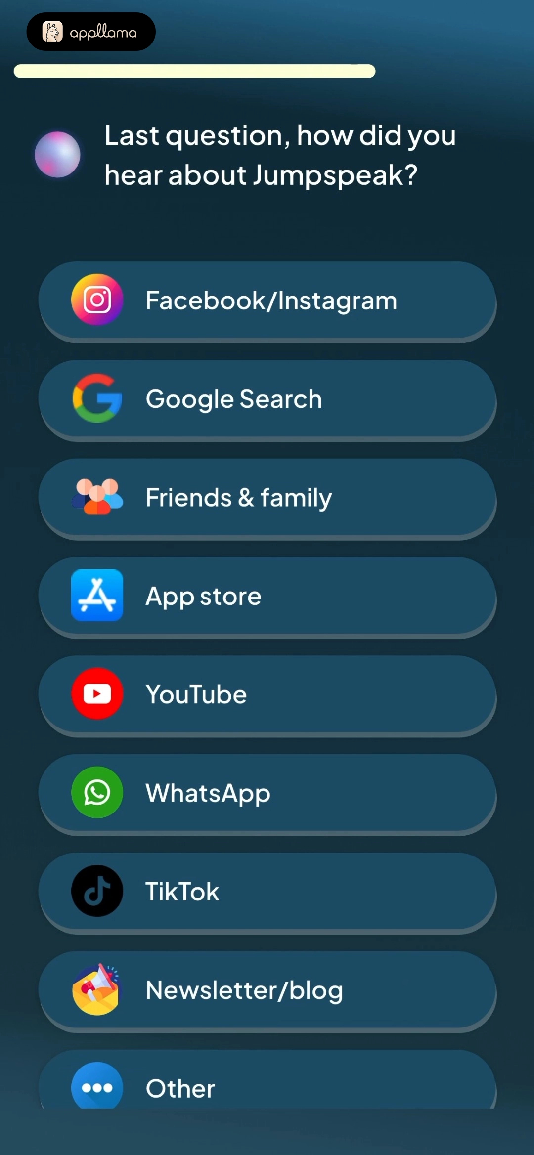 Discovery Source Selection