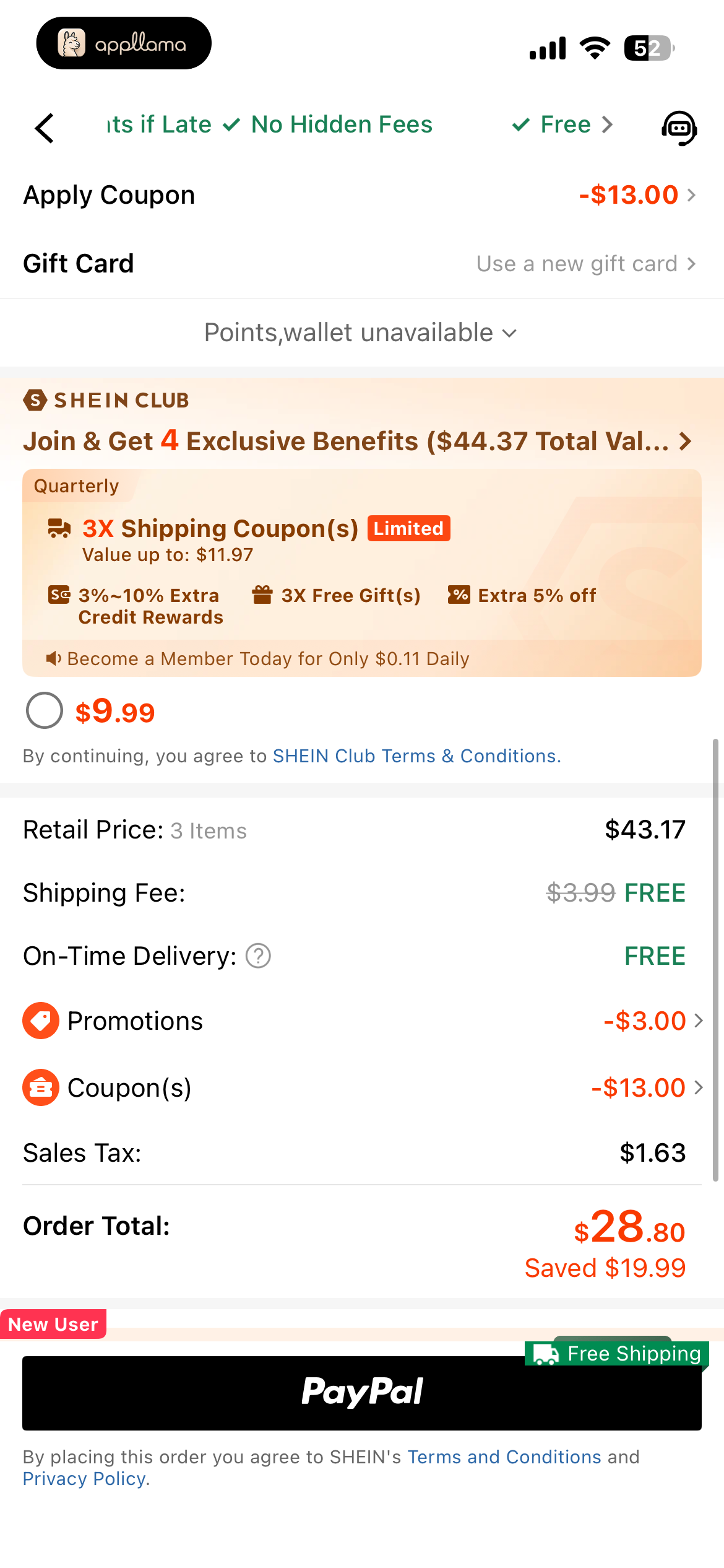 Order Summary