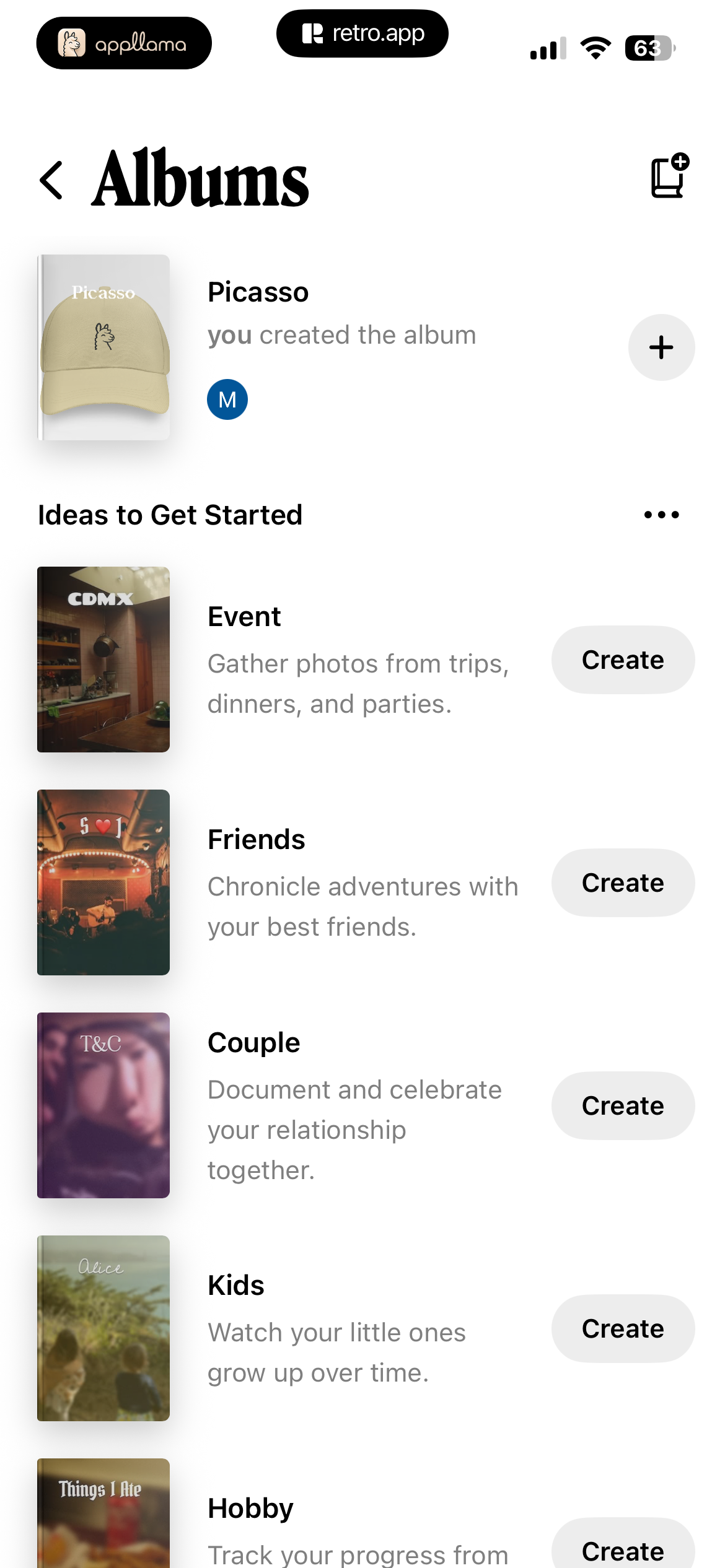Albums Library
