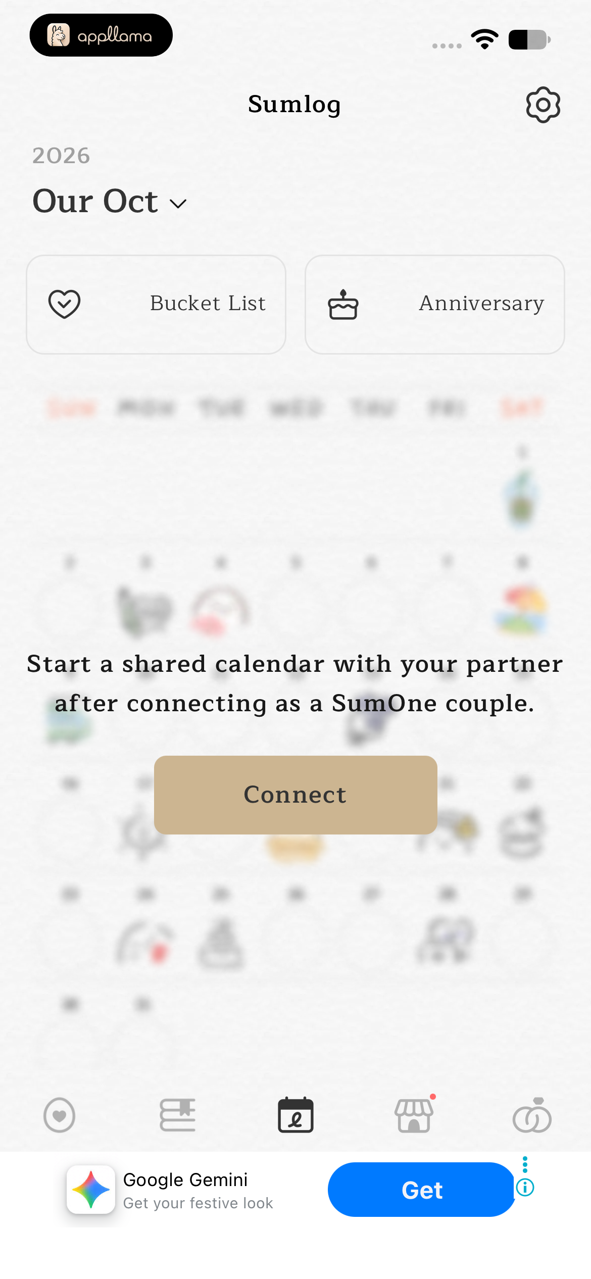 Couple Calendar Connect