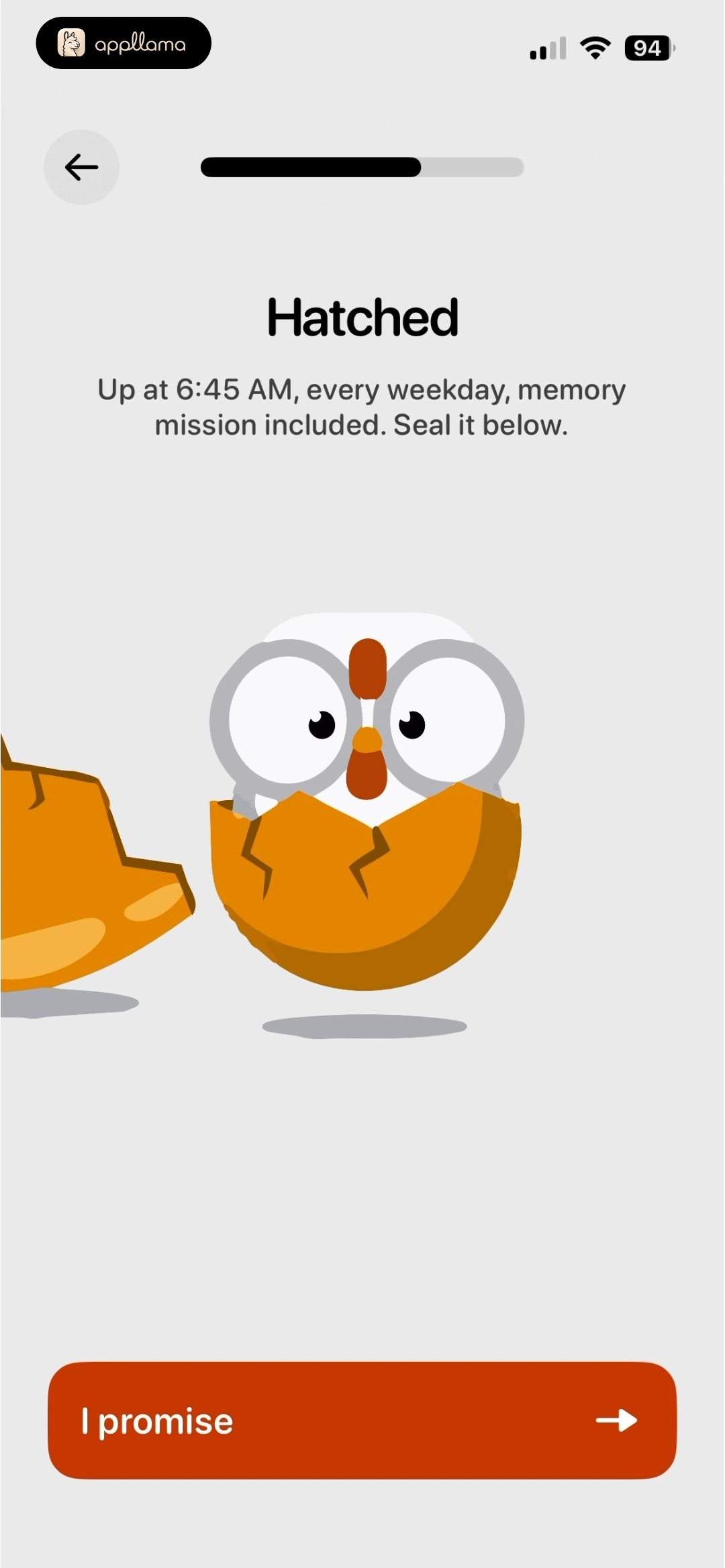 Egg Hatched Confirmation