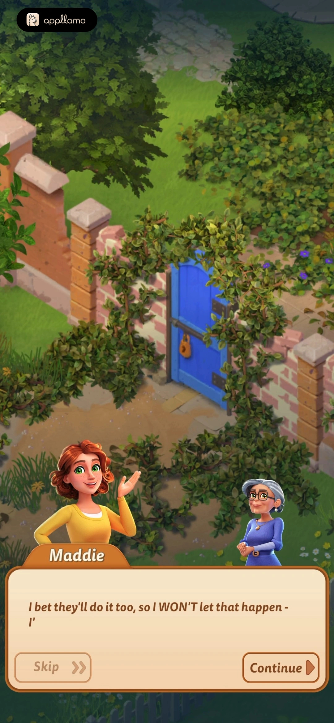 Garden Entrance Dialogue