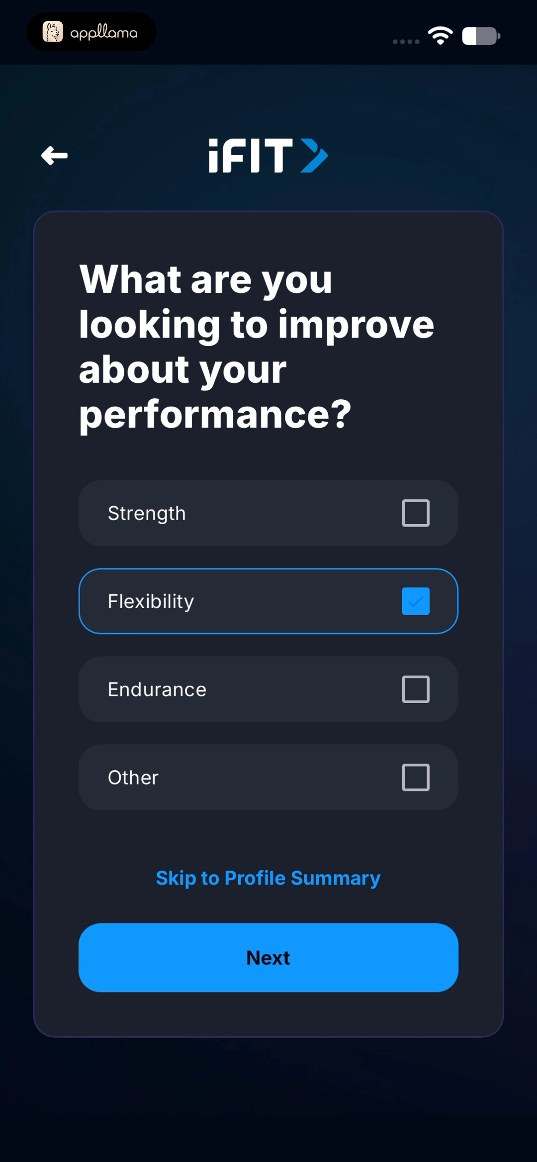 Performance Goals Selection