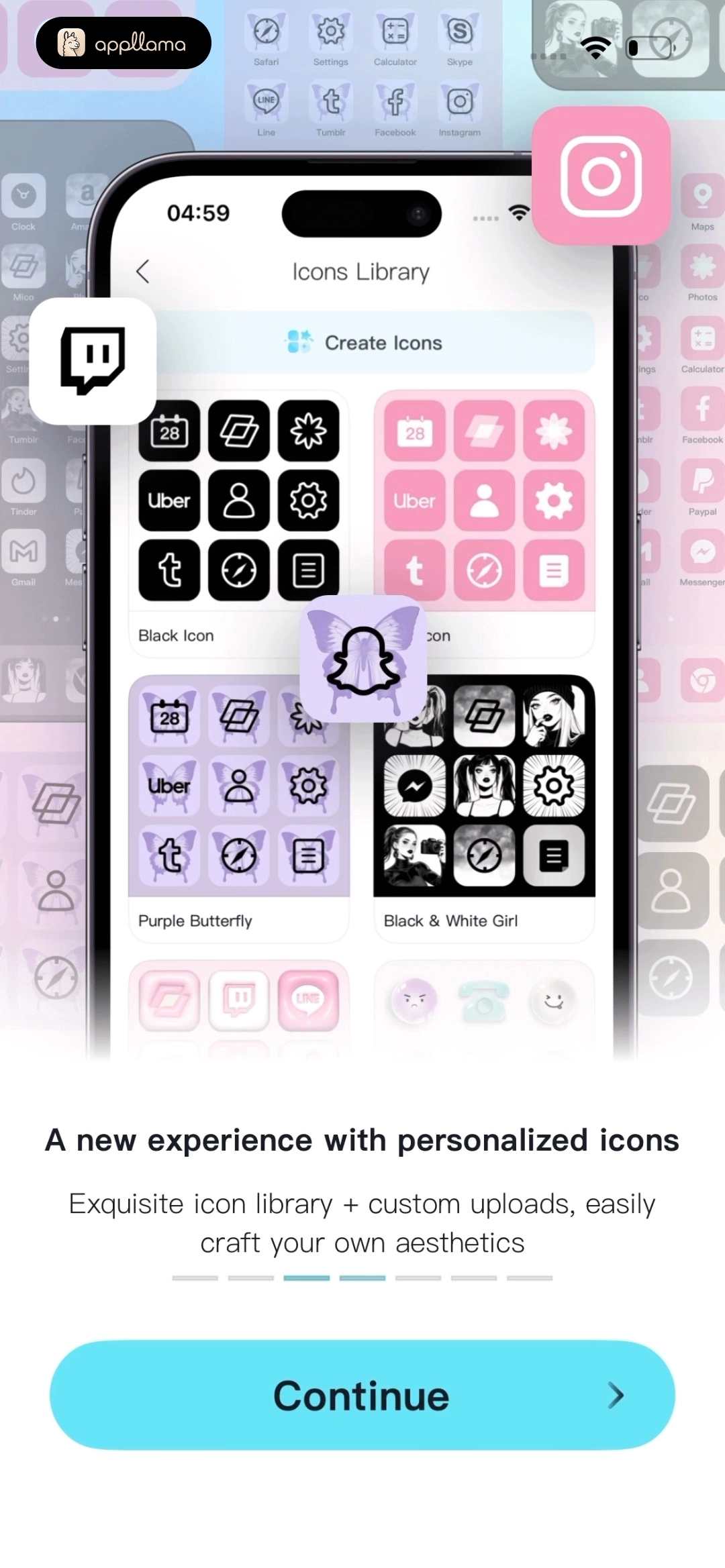 Icon Personalization Onboarding