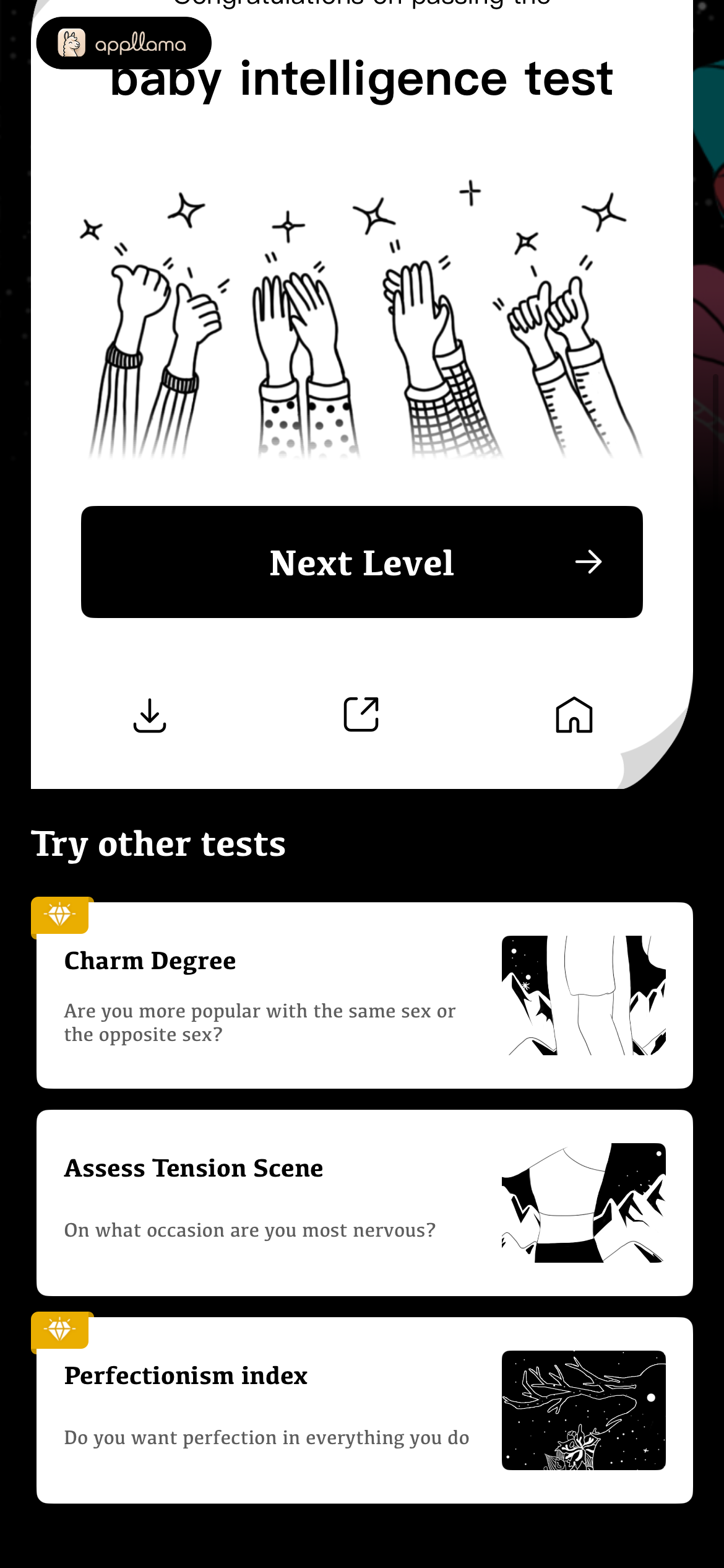 Quiz Result Feed