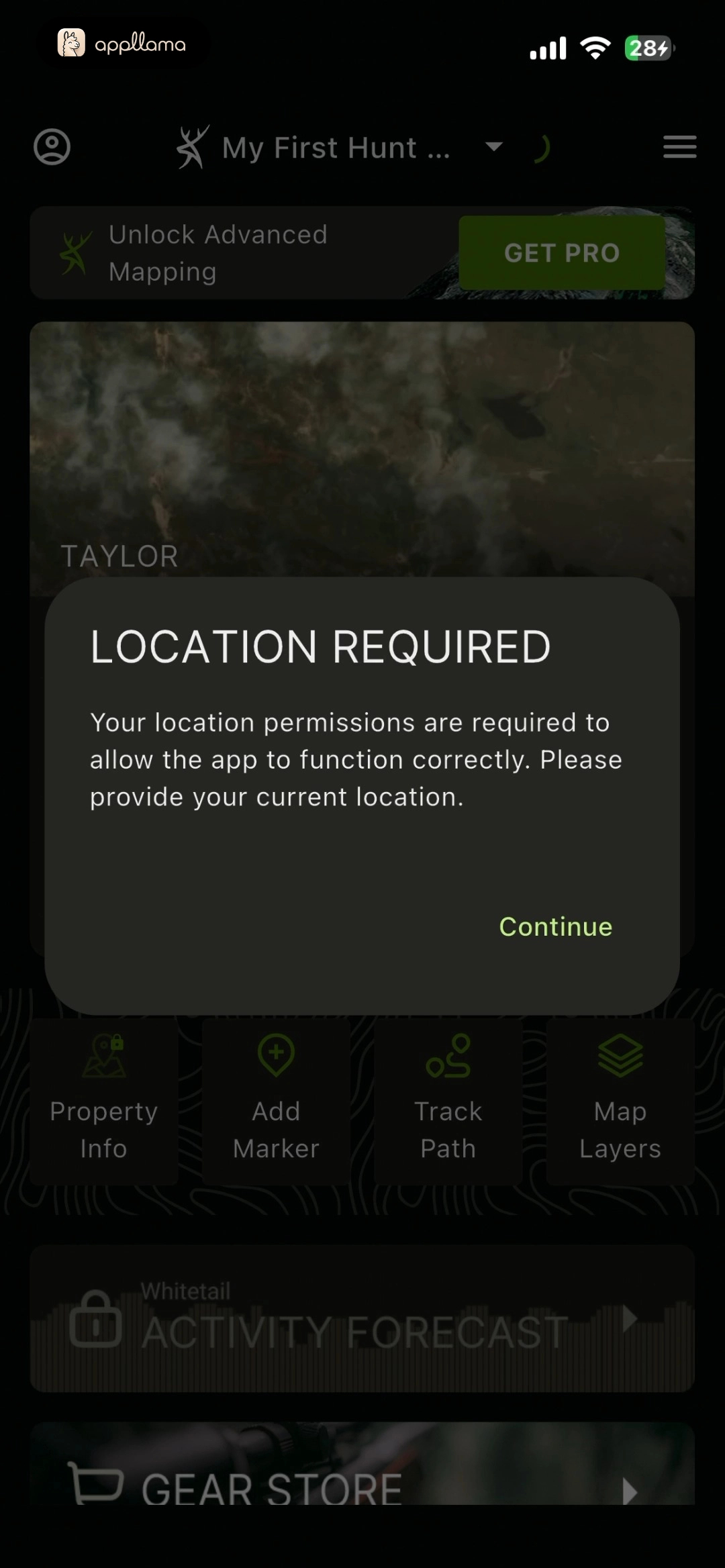 Location Required