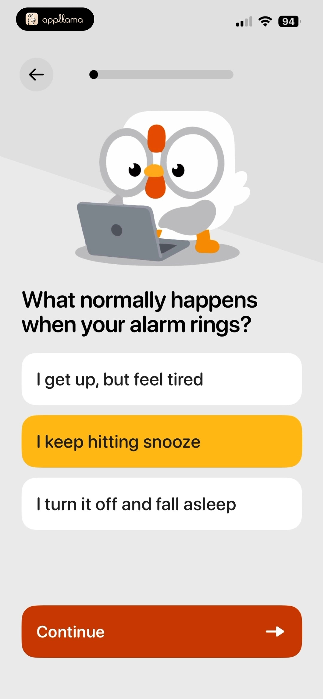 Alarm Response Question