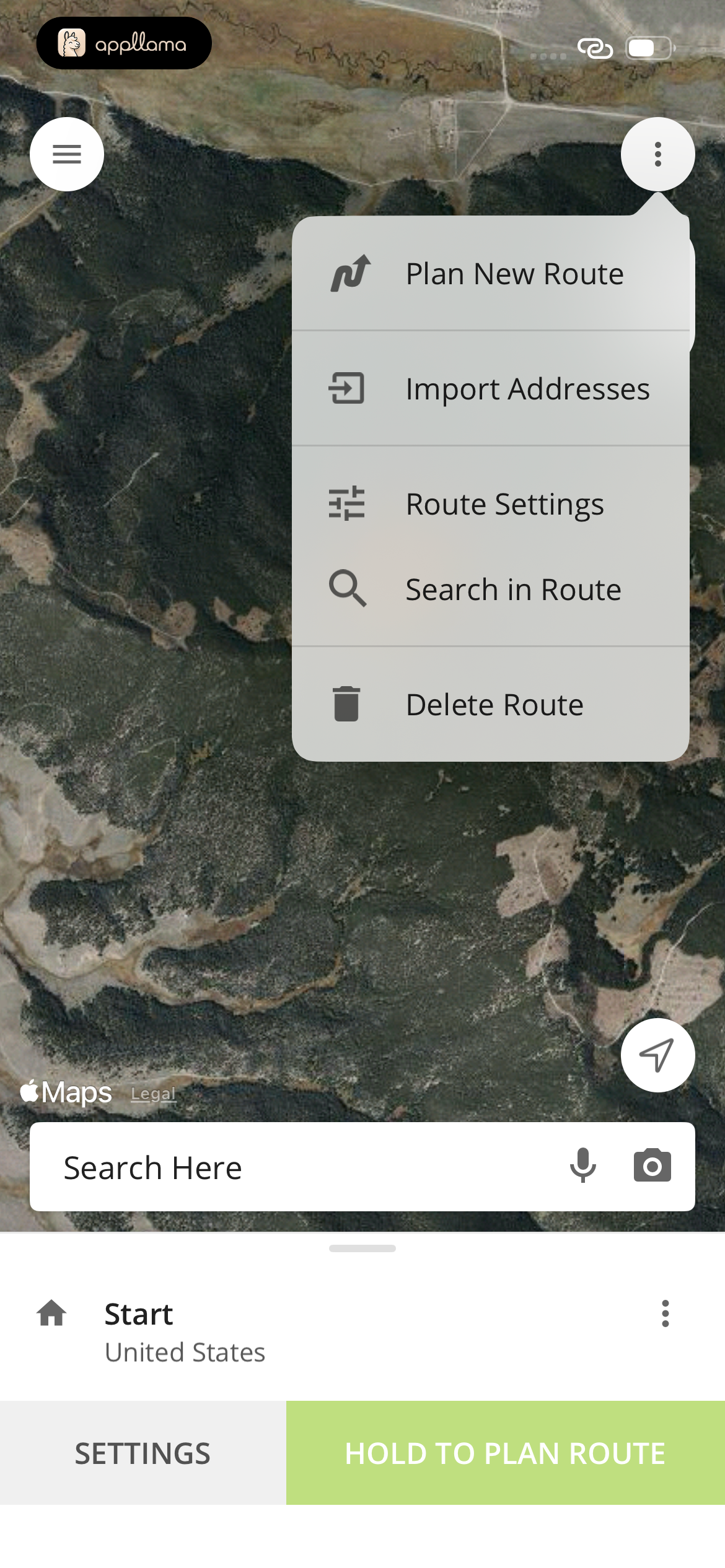 Route Actions