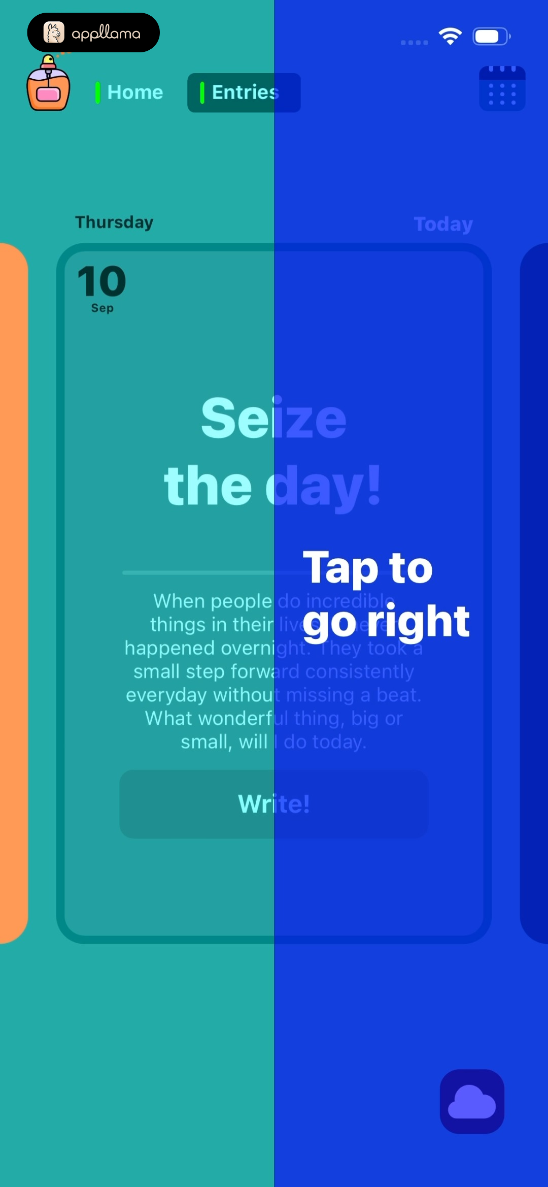Swipe Navigation Tutorial