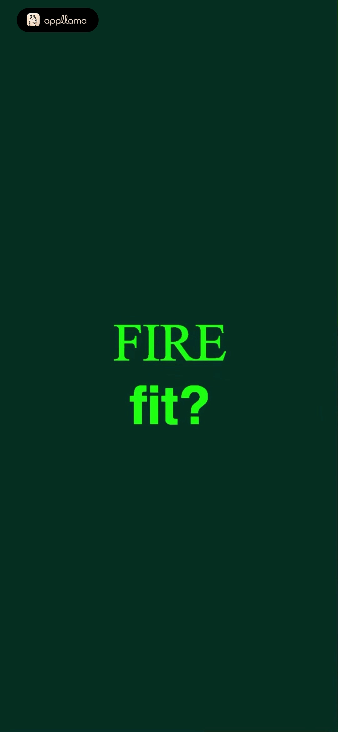 Fire Fit Prompt