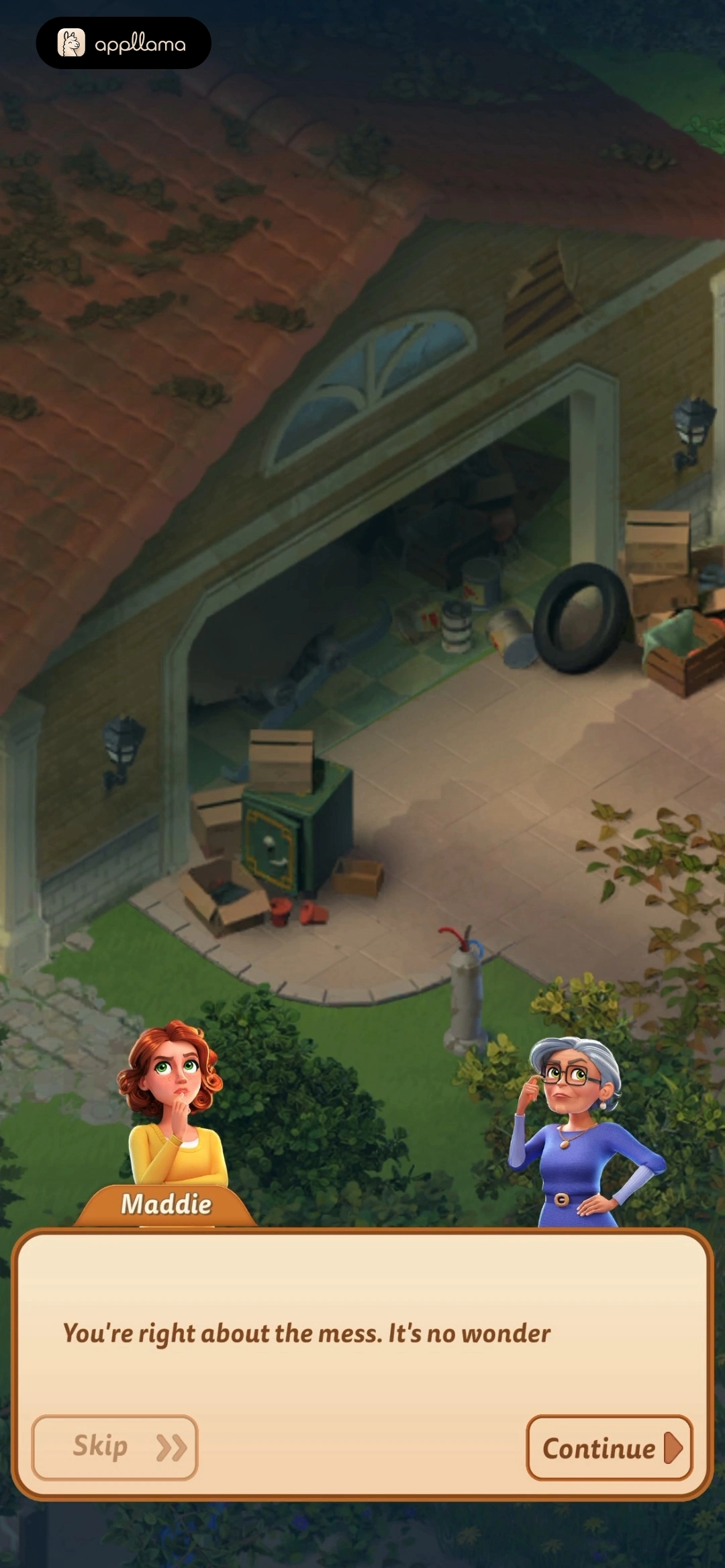 Garage Discovery Dialogue