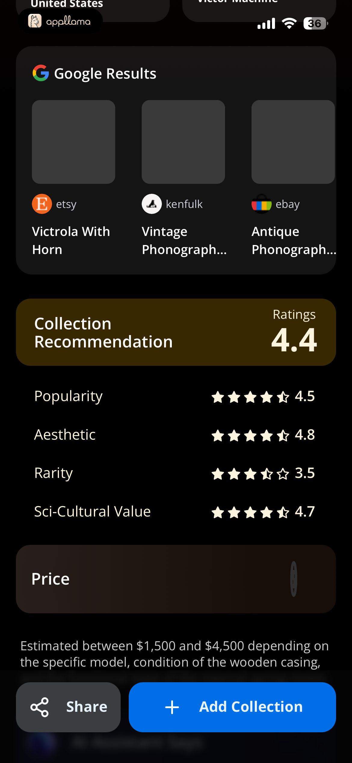 Result Ratings
