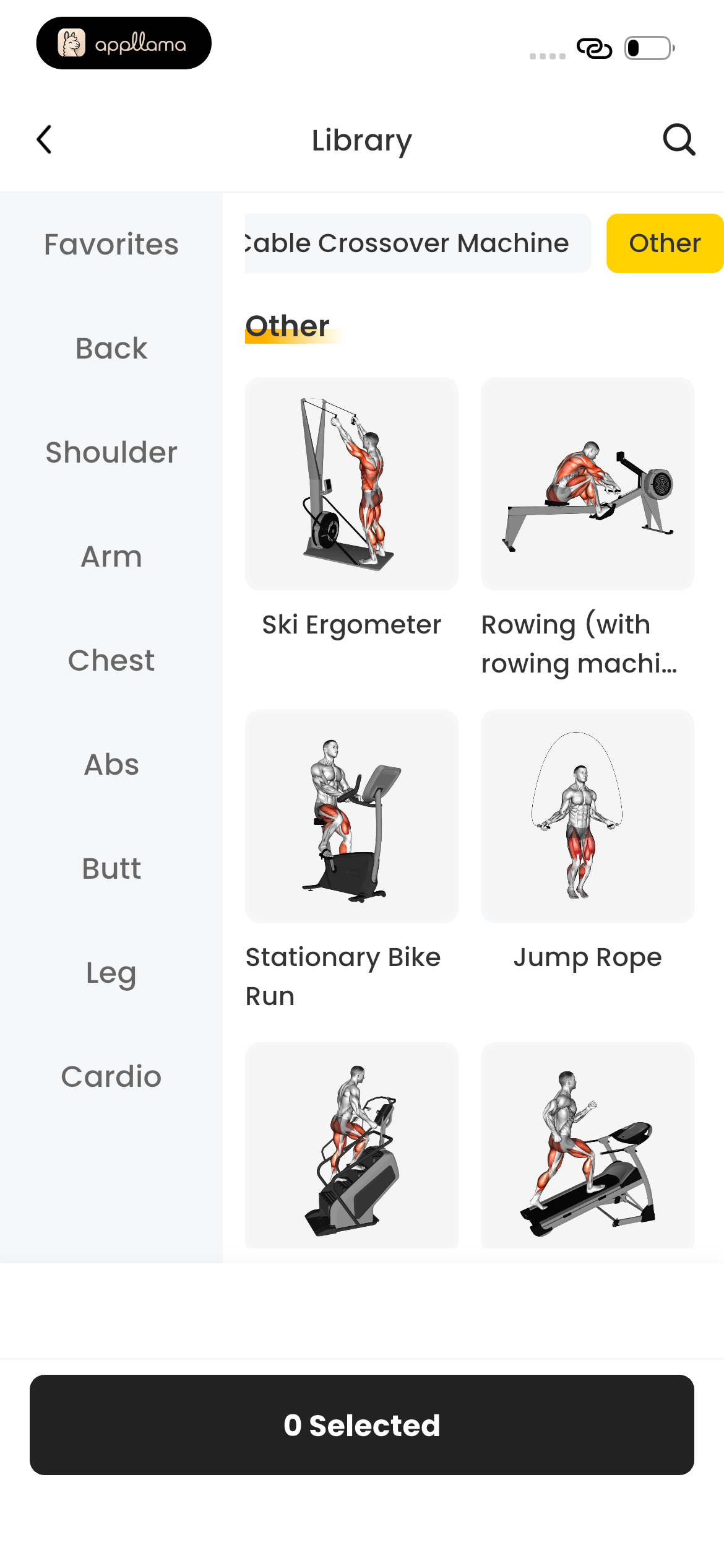 Exercise Selector - Other