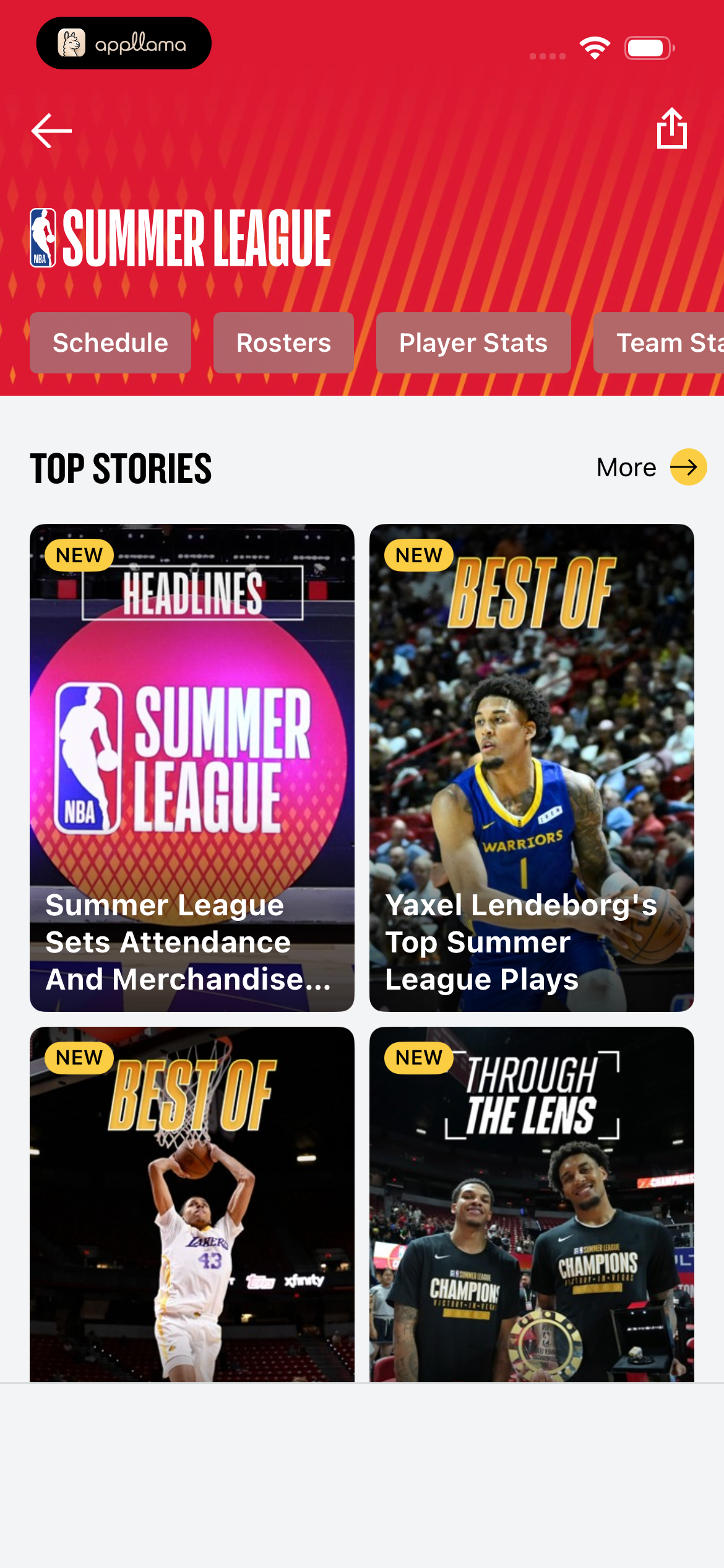 Summer League Hub